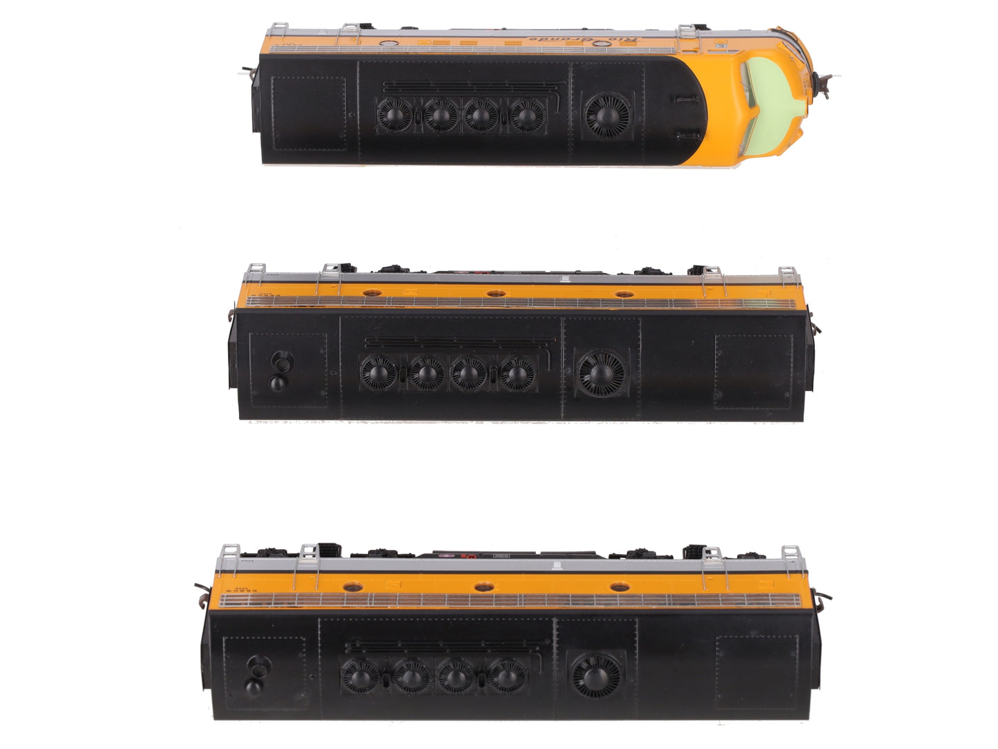 Athearn G3252 HO Scale D.&R.G.W. "Rio Grande Zephyr" F-9 ABB Diesel Set LN/Box