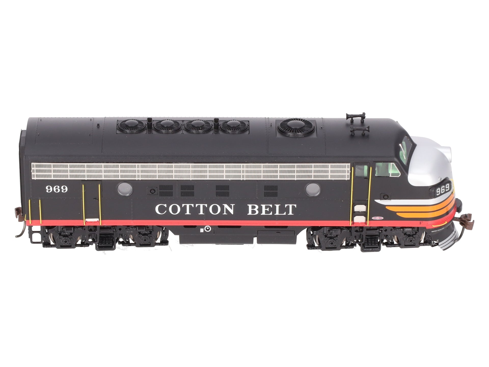 Athearn G1018 HO Scale Cotton Belt F-7A Phase 2 Diesel Locomotive #969 LN/Box