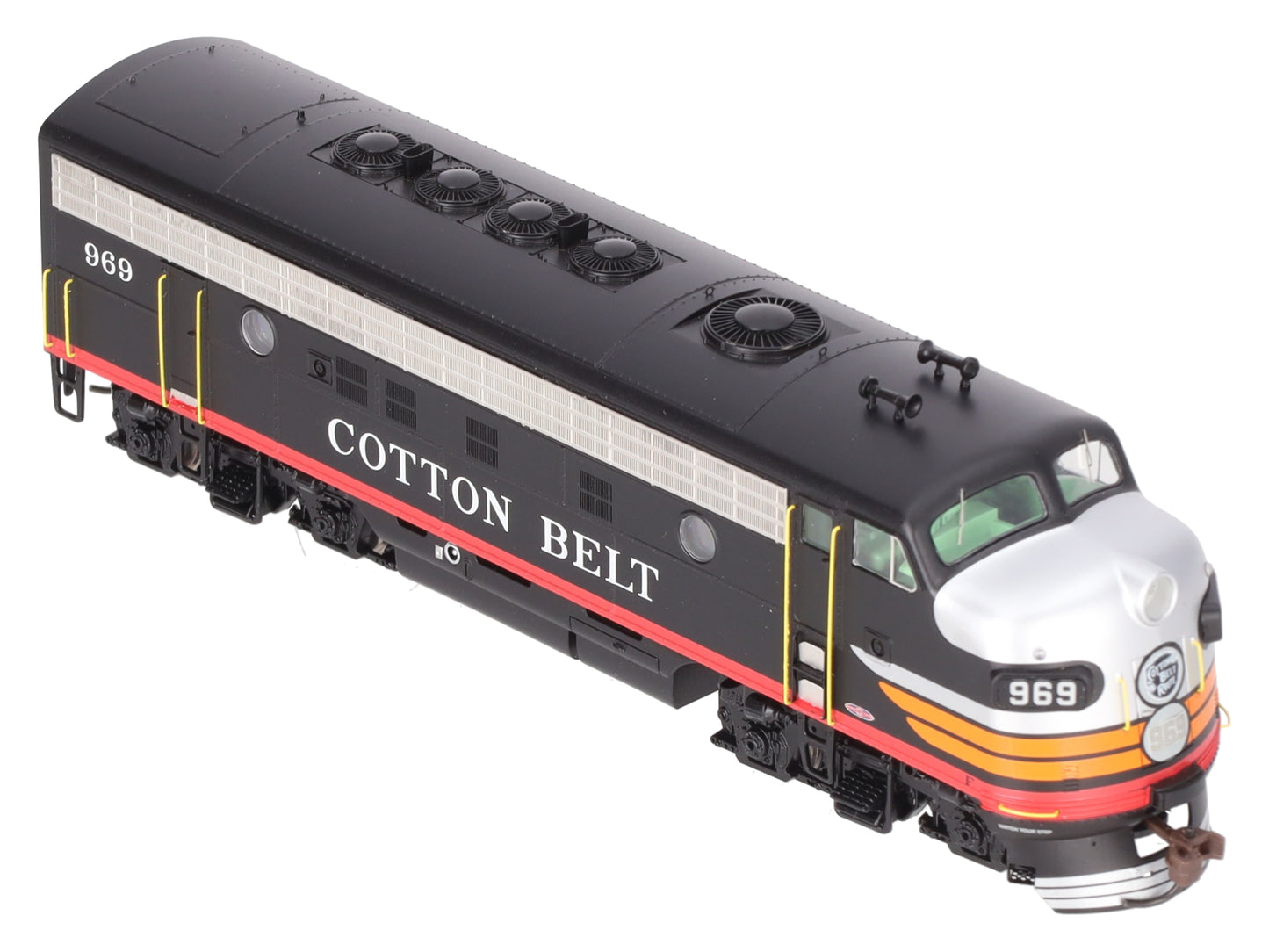Athearn G1018 HO Scale Cotton Belt F-7A Phase 2 Diesel Locomotive #969 LN/Box