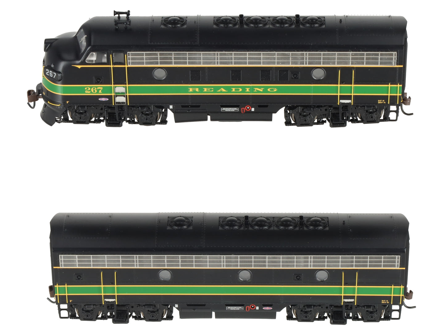 Athearn G1508 HO Scale Reading F-7 AB Diesel Set LN/Box