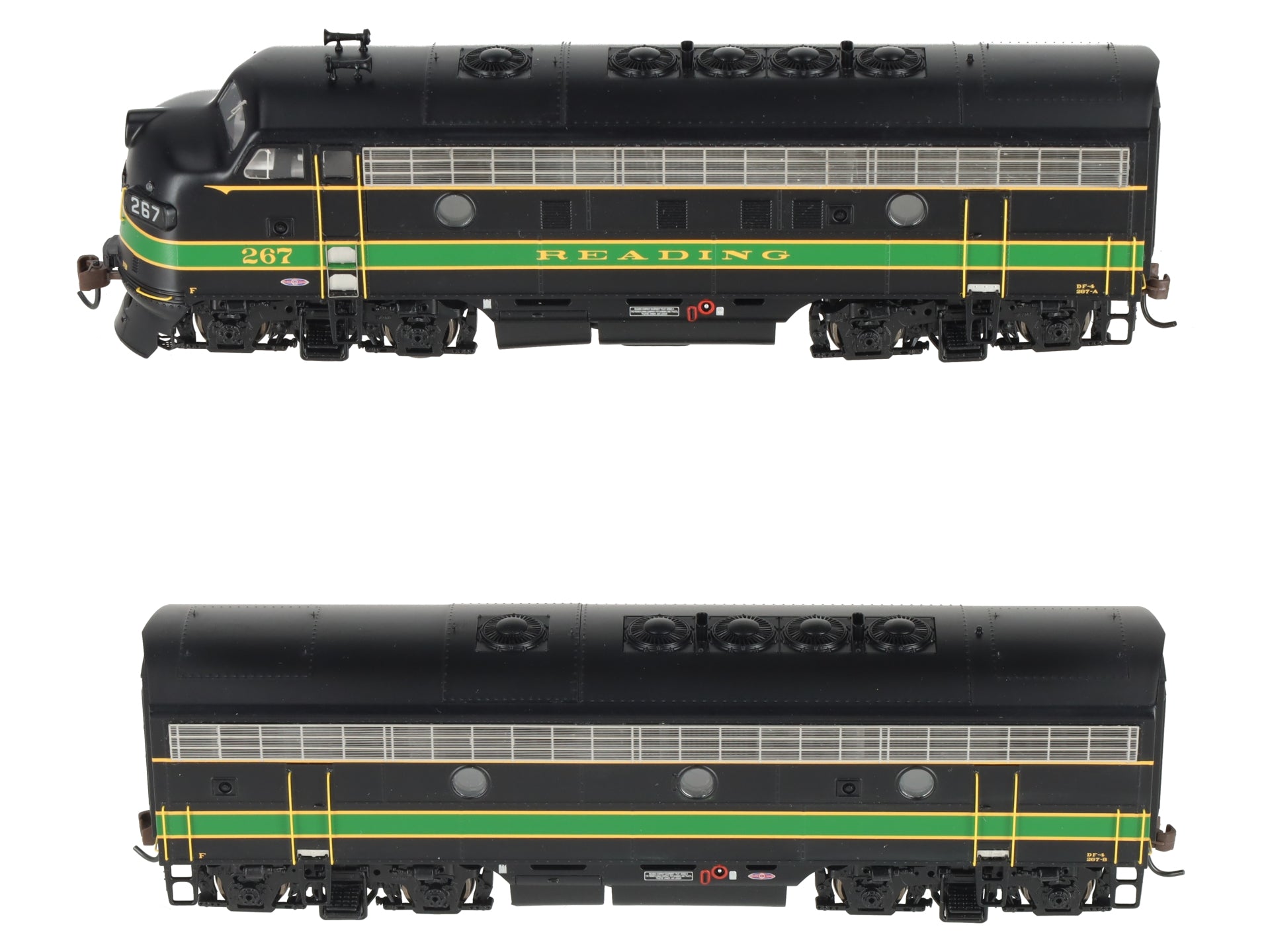 Athearn G1508 HO Scale Reading F-7 AB Diesel Set LN/Box
