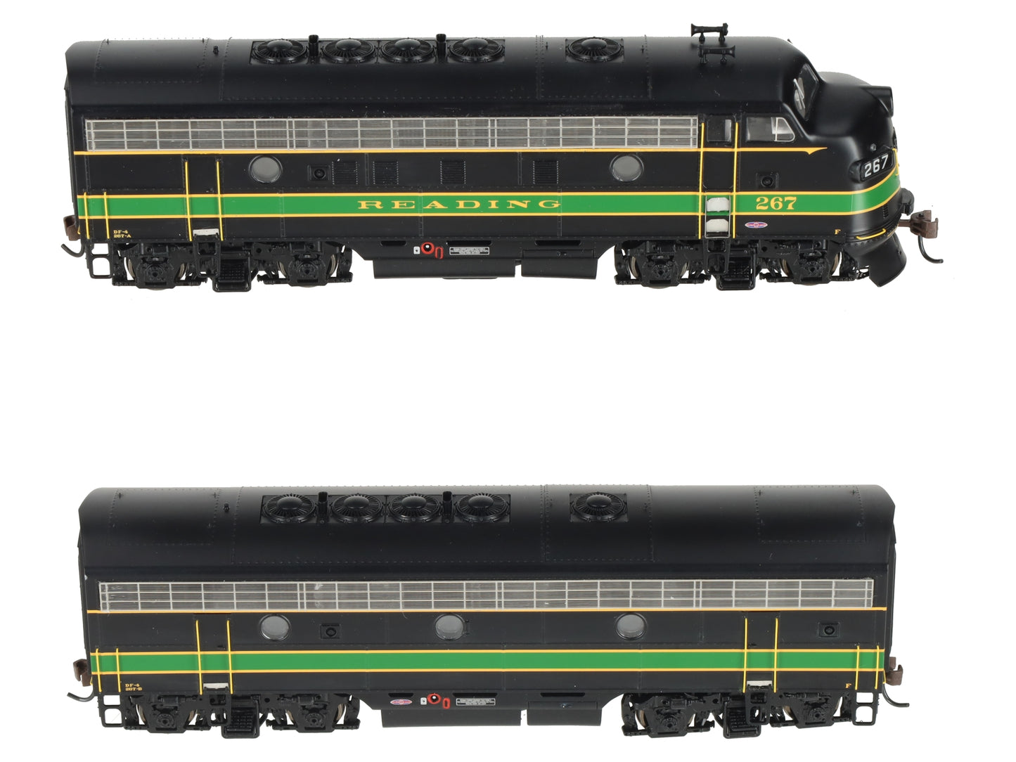 Athearn G1508 HO Scale Reading F-7 AB Diesel Set LN/Box