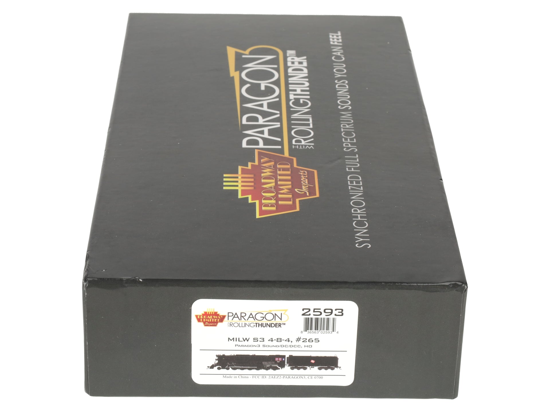 Broadway Limited 2593 HO Milwaukee Road Class S-3 4-8-4 #265 EX/Box