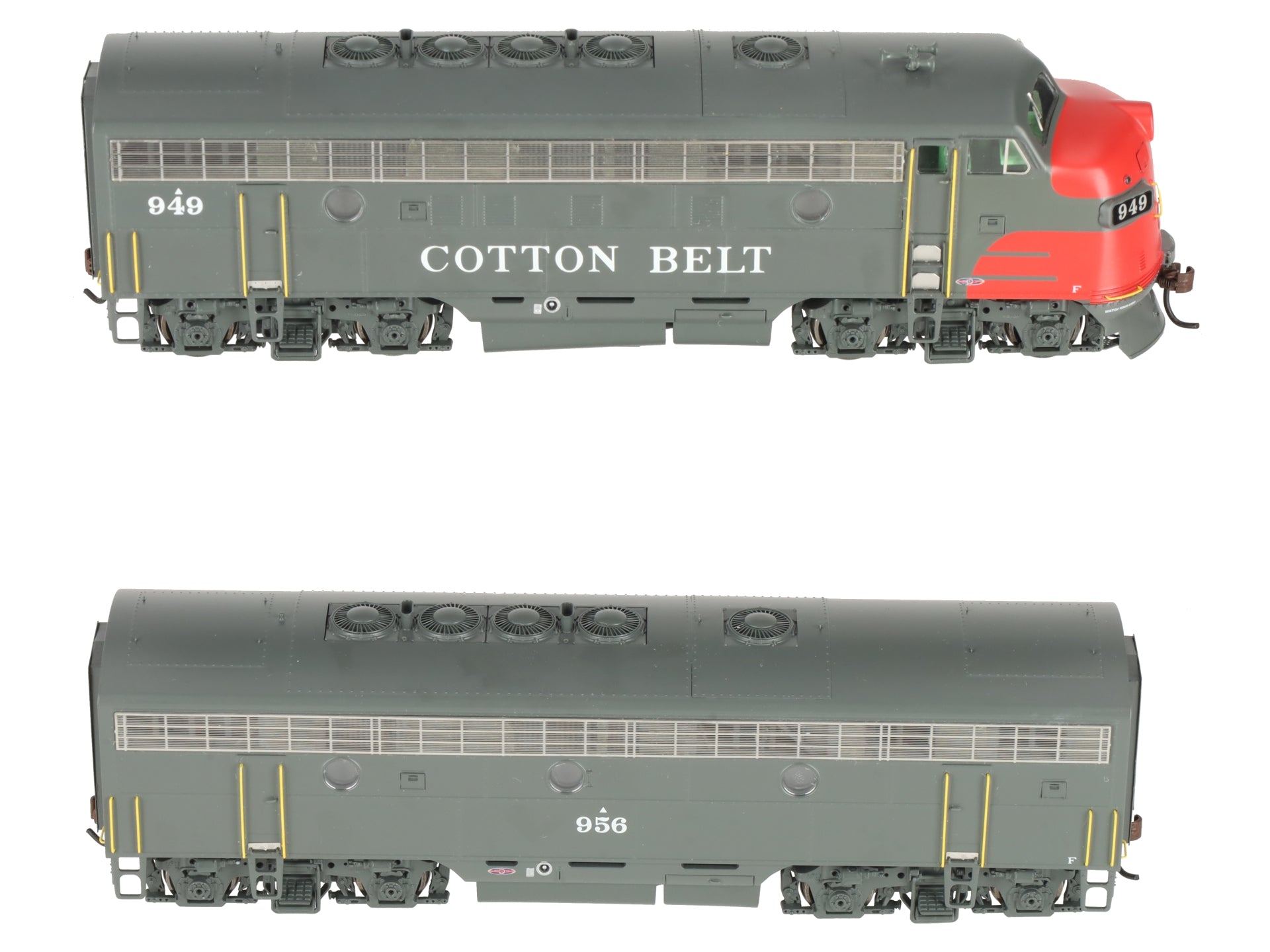 Athearn G22021 HO Scale Cotton Belt F-7A/F7-B Diesel Locomotive Set Freight LN/Box