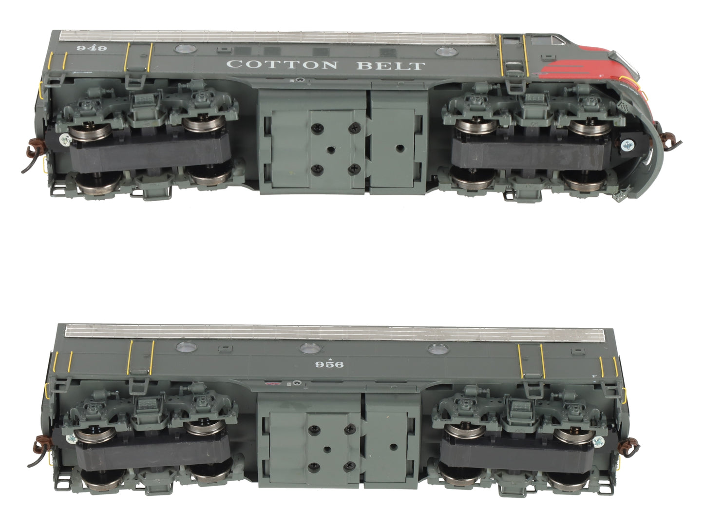 Athearn G22021 HO Scale Cotton Belt F-7A/F7-B Diesel Locomotive Set Freight LN/Box