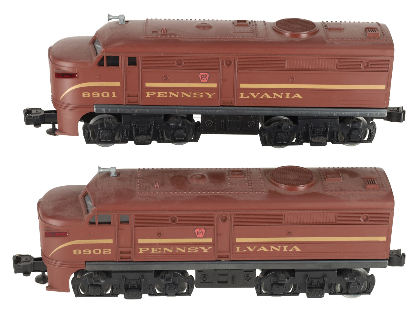 Lionel 6-18901 O Gauge Pennsylvania AA Alco Diesel Locomotive Set #8901/8902 EX/Box