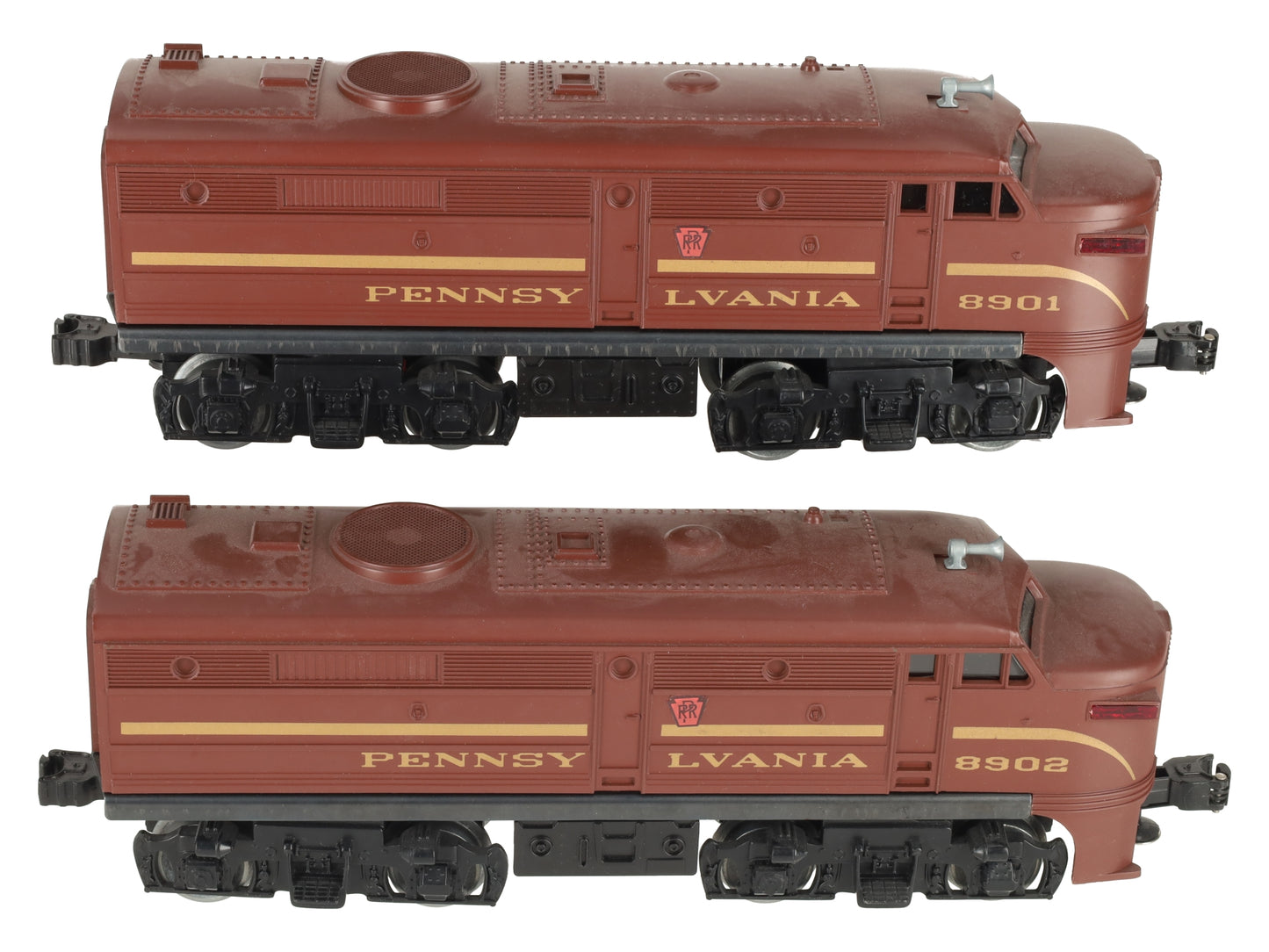Lionel 6-18901 O Gauge Pennsylvania AA Alco Diesel Locomotive Set #8901/8902 EX/Box