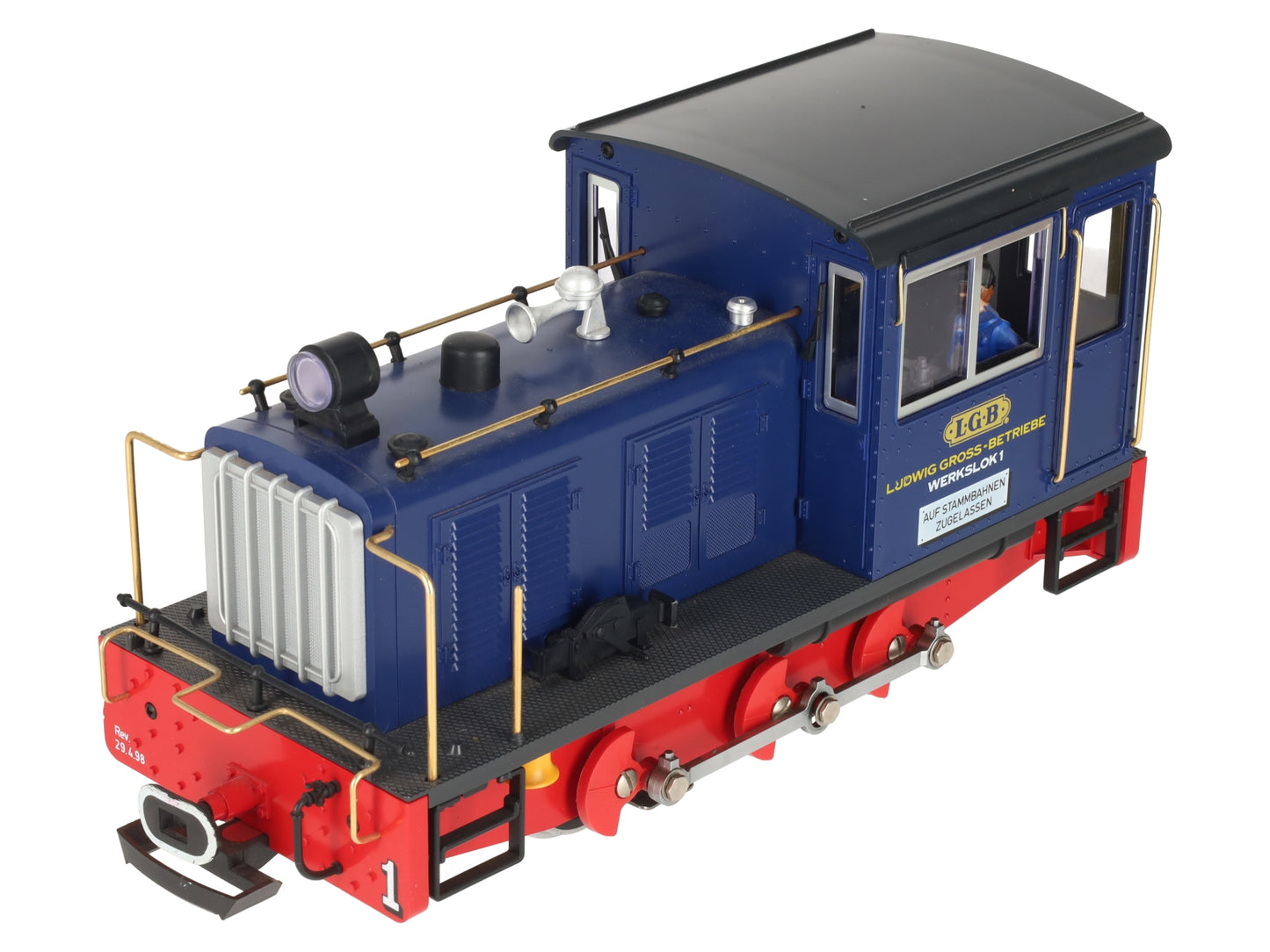 LGB 2062 G Scale Powered Diesel Locomotive "Werkslok 1" EX/Box