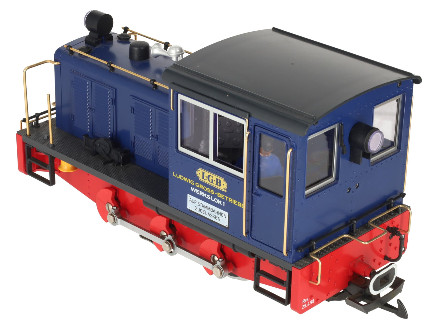 LGB 2062 G Scale Powered Diesel Locomotive "Werkslok 1" EX/Box