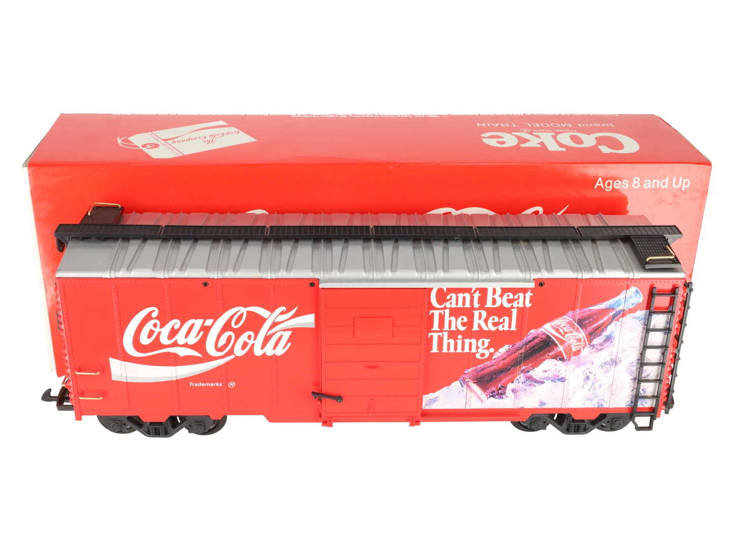 LGB 4291 G Scale Coca-Cola Cant Beat The Real Thing Refrigerator Car EX/Box
