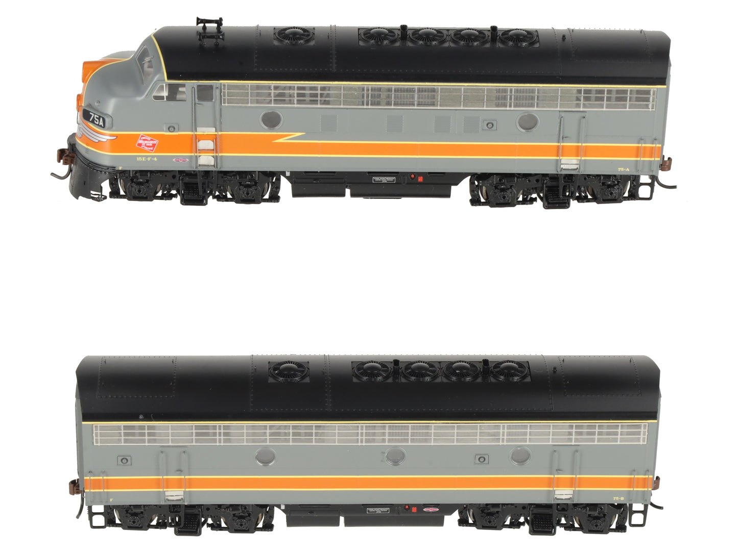 Athearn G22010 HO Milwaukee Road F-7A/F-7B Diesel Locomotive Set #75 LN/Box