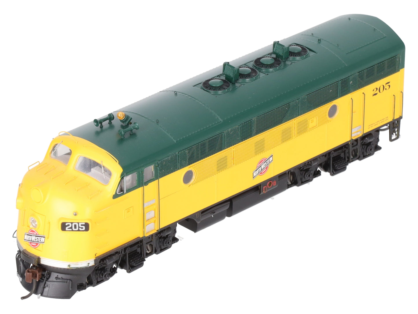 Athearn G22167 HO Scale CNW F-3A Freight Diesel Locomotive w/ Sound #205 EX/Box