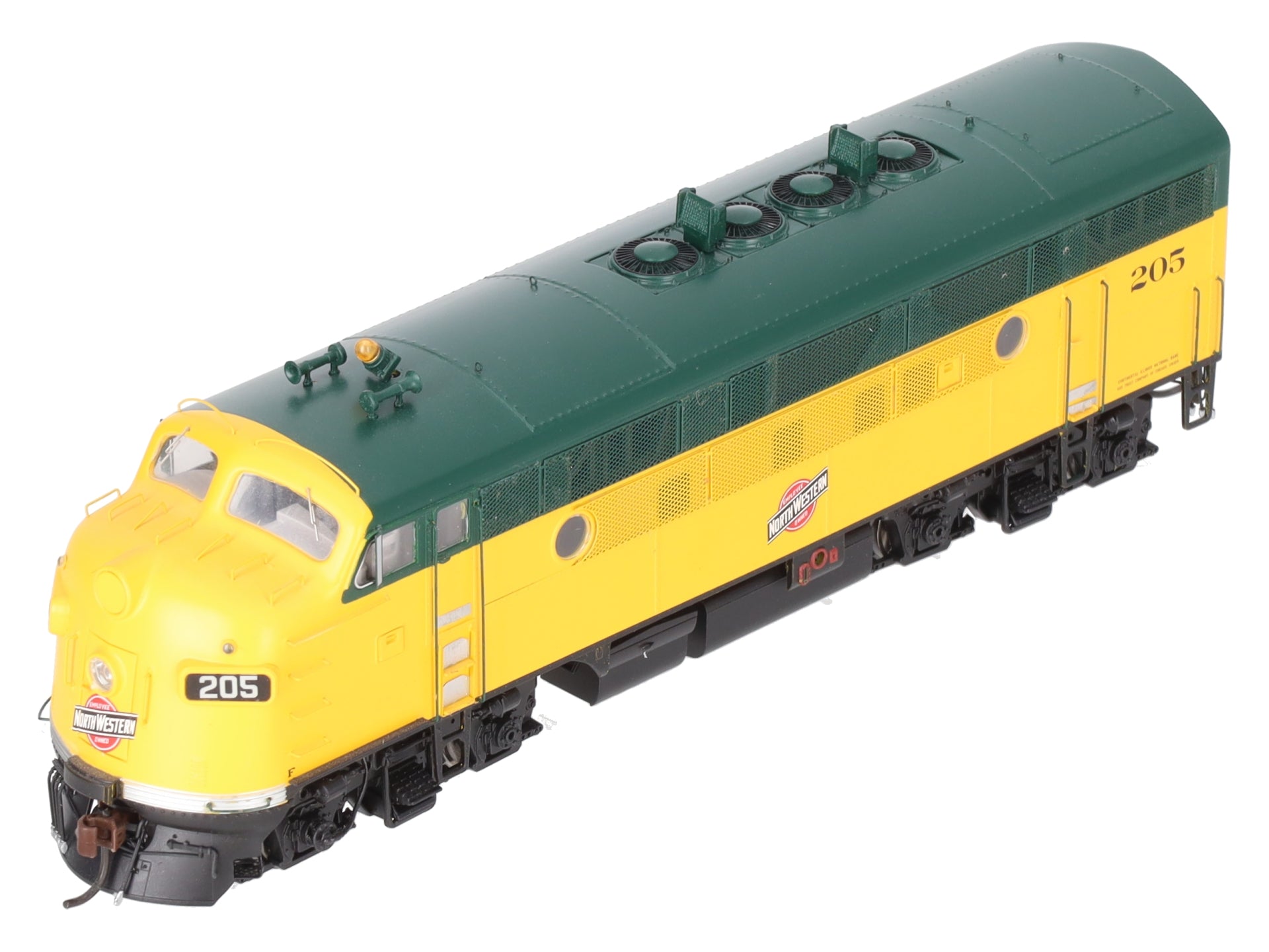 Athearn G22167 HO Scale CNW F-3A Freight Diesel Locomotive w/ Sound #205 EX/Box