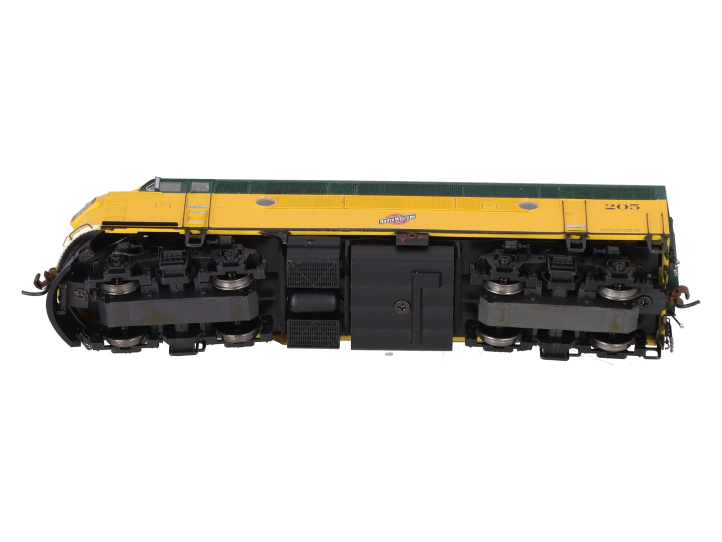 Athearn G22167 HO Scale CNW F-3A Freight Diesel Locomotive w/ Sound #205 EX/Box