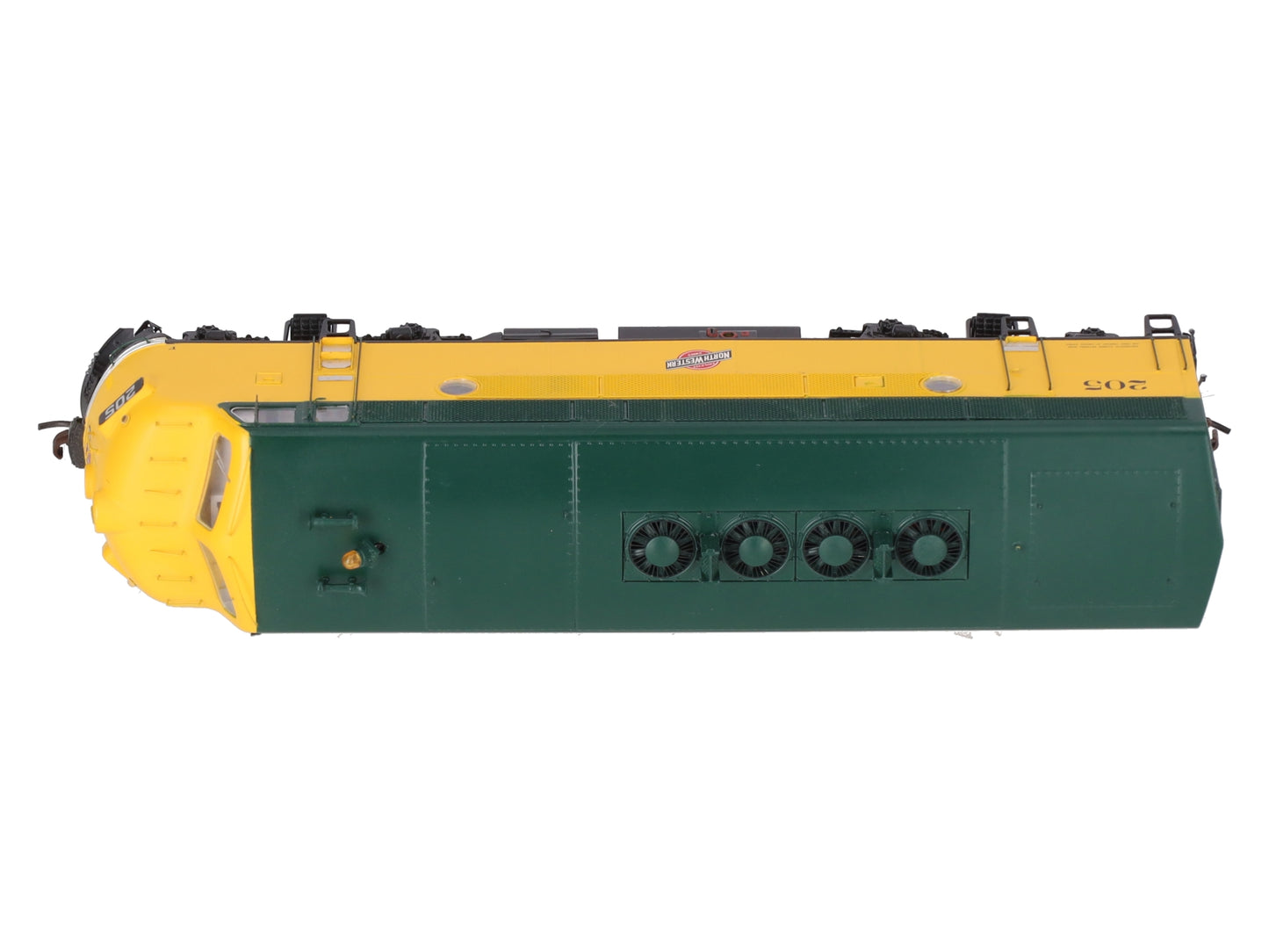 Athearn G22167 HO Scale CNW F-3A Freight Diesel Locomotive w/ Sound #205 EX/Box
