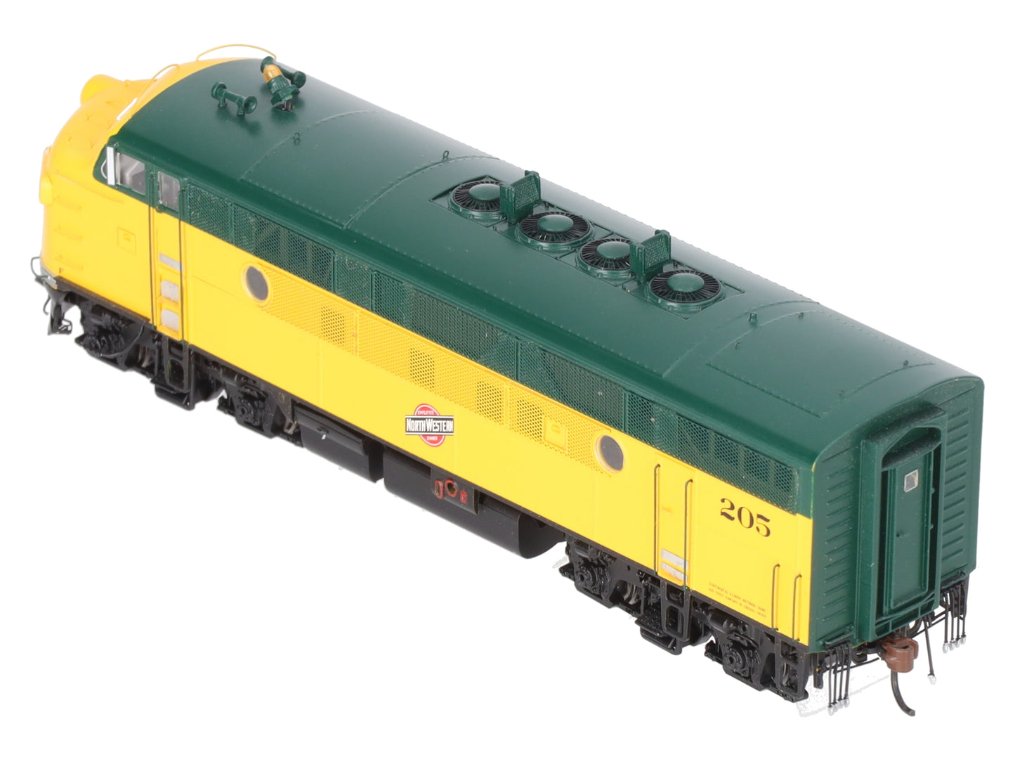 Athearn G22167 HO Scale CNW F-3A Freight Diesel Locomotive w/ Sound #205 EX/Box