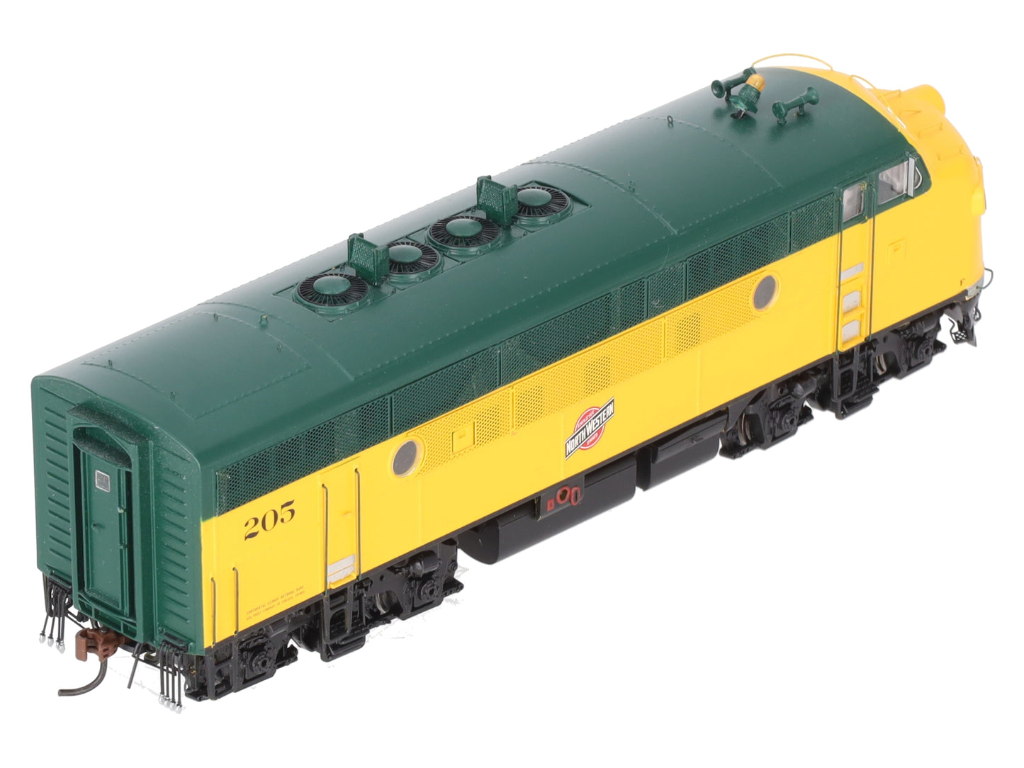 Athearn G22167 HO Scale CNW F-3A Freight Diesel Locomotive w/ Sound #205 EX/Box