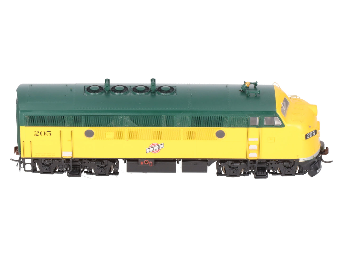 Athearn G22167 HO Scale CNW F-3A Freight Diesel Locomotive w/ Sound #205 EX/Box