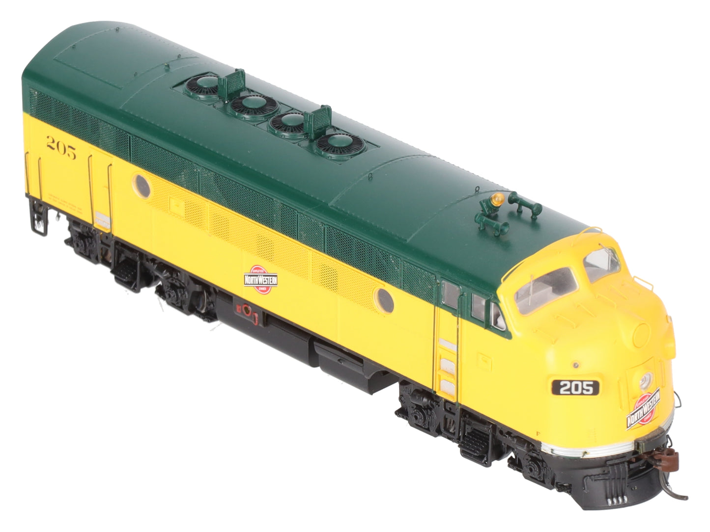 Athearn G22167 HO Scale CNW F-3A Freight Diesel Locomotive w/ Sound #205 EX/Box