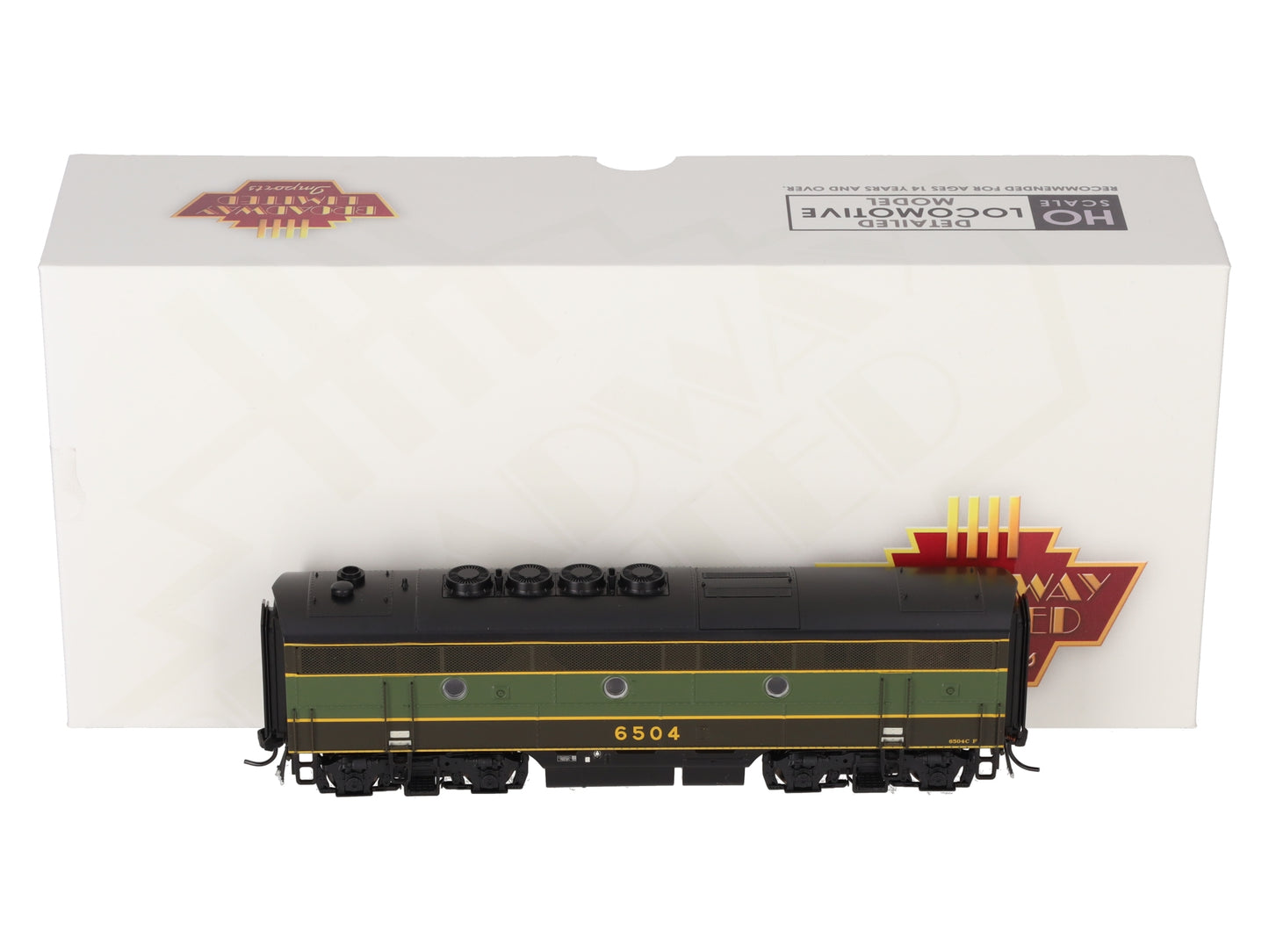 Broadway Limited 8174 HO NP EMD F3 B Diesel Locomotive Sound/DC/DCC #6504C LN/Box