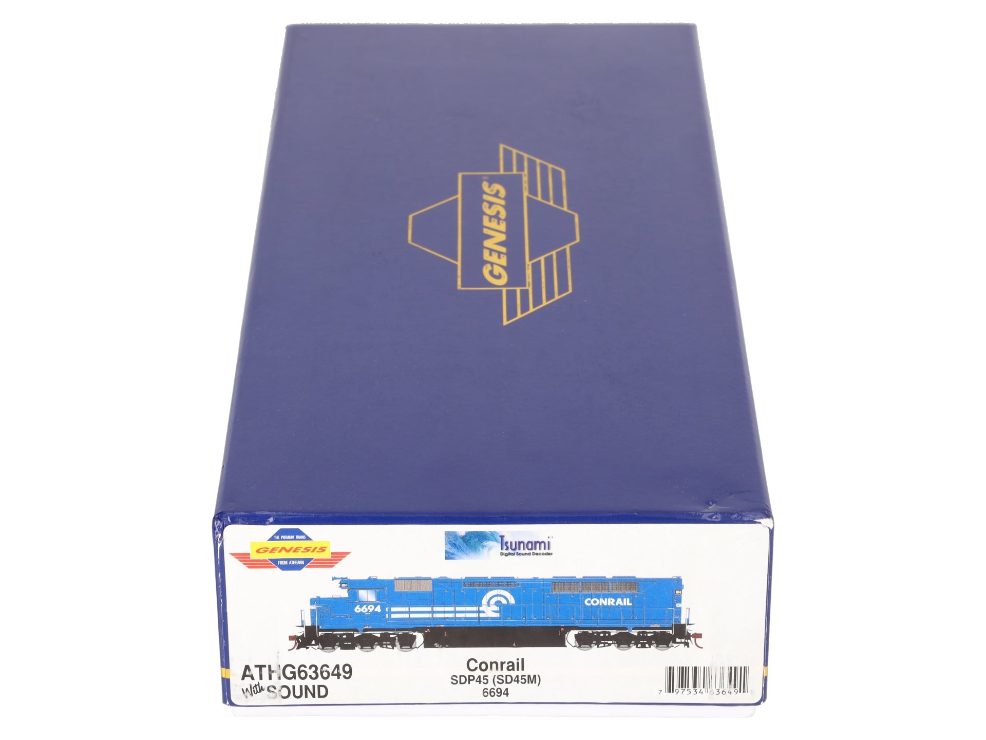 Athearn G63649 HO Scale Conrail SDP45 Diesel Locomotive w/DCC & Sound #6694 LN/Box
