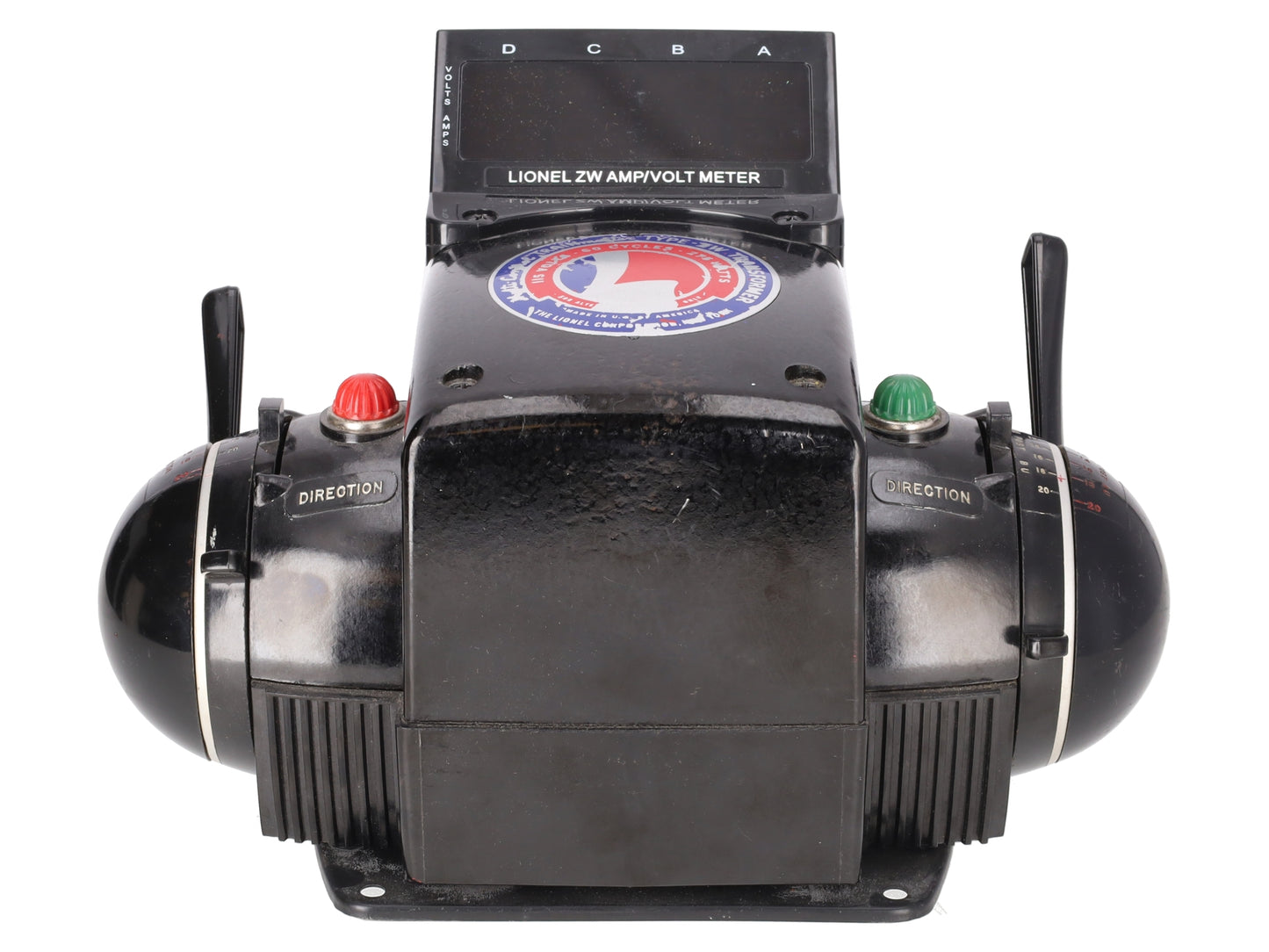 Lionel ZW & 6-14077 O Trainmaster 275 Watt Transformer with Whistle & Amp Meter VG