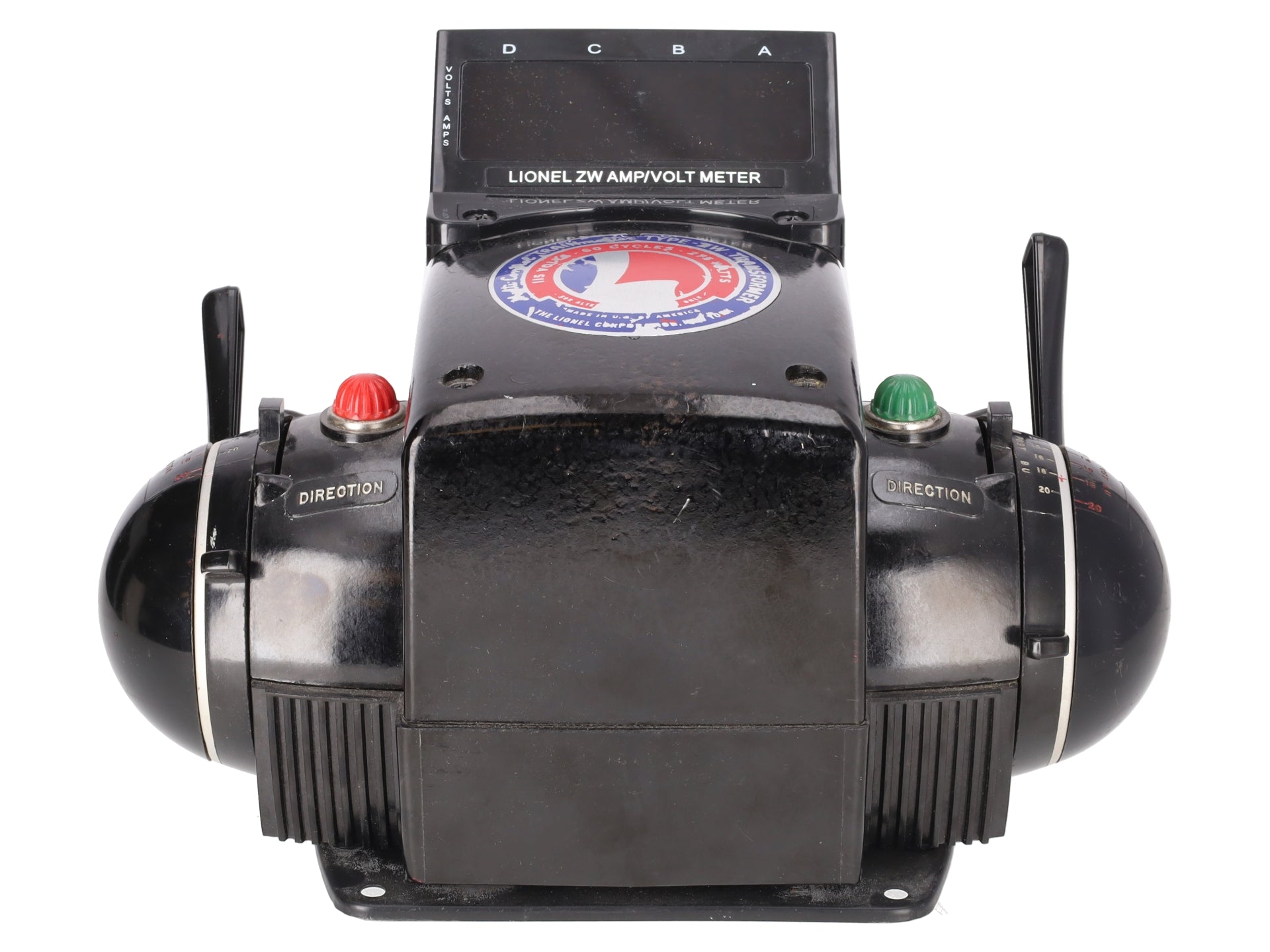 Lionel ZW & 6-14077 O Trainmaster 275 Watt Transformer with Whistle & Amp Meter VG