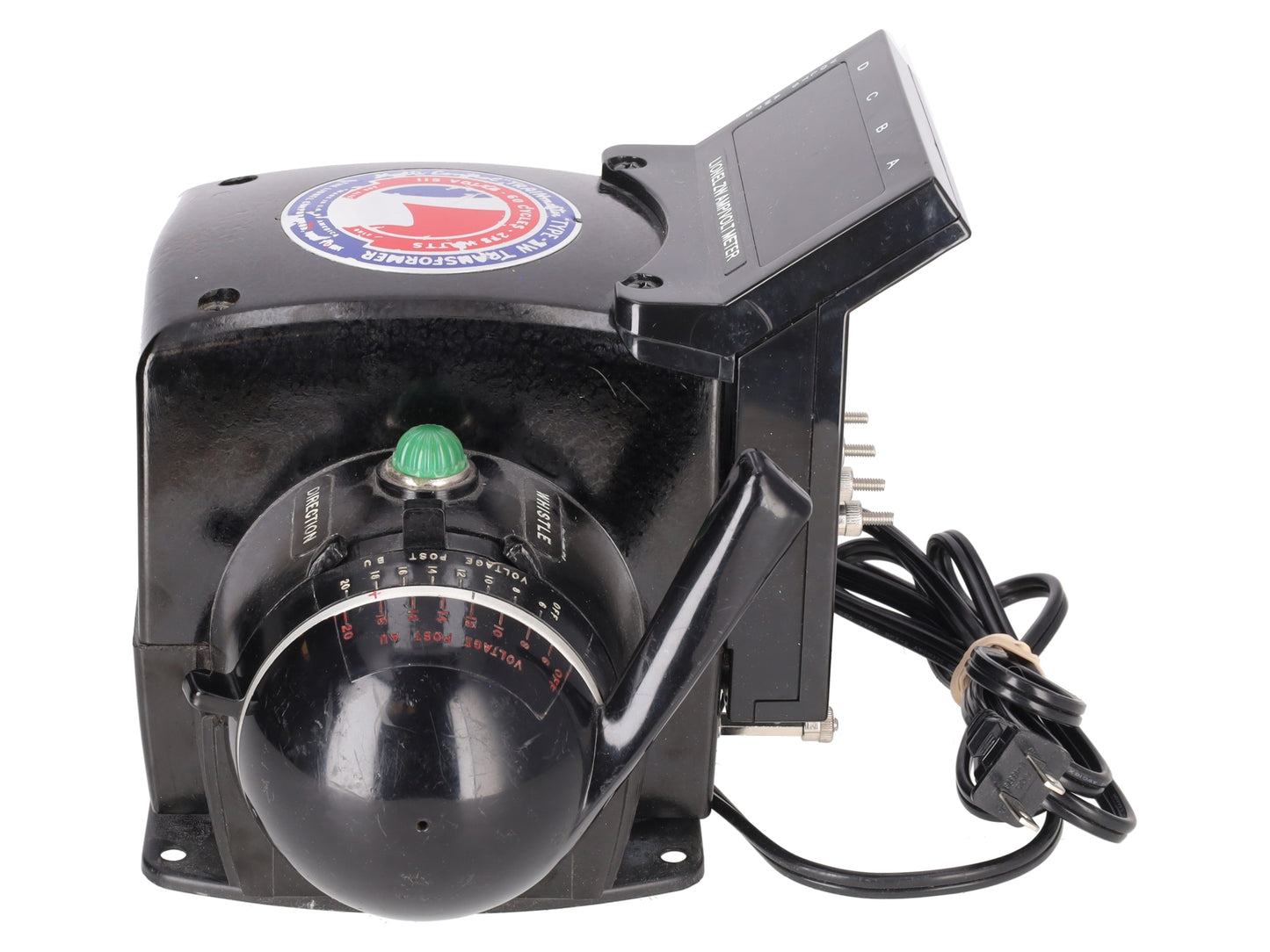 Lionel ZW & 6-14077 O Trainmaster 275 Watt Transformer with Whistle & Amp Meter VG