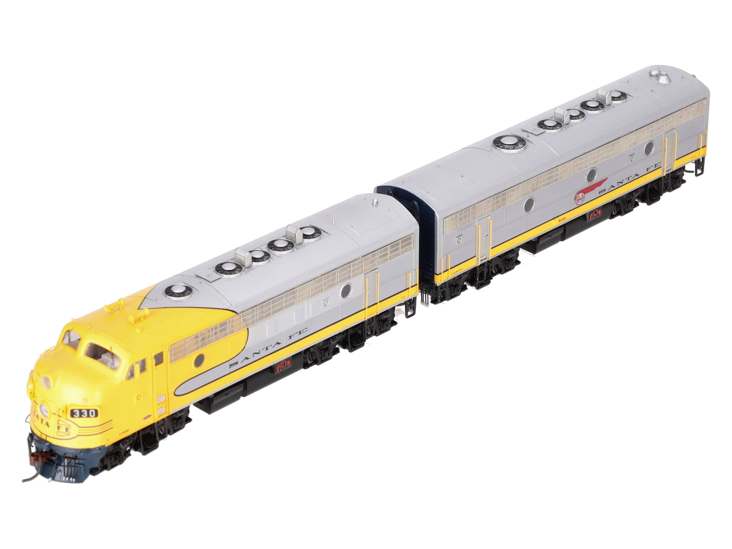 Athearn G22331 HO Scale ATSF F7A/F7B Diesel Locomotive w/DCC & Sound #330L/#339B EX/Box