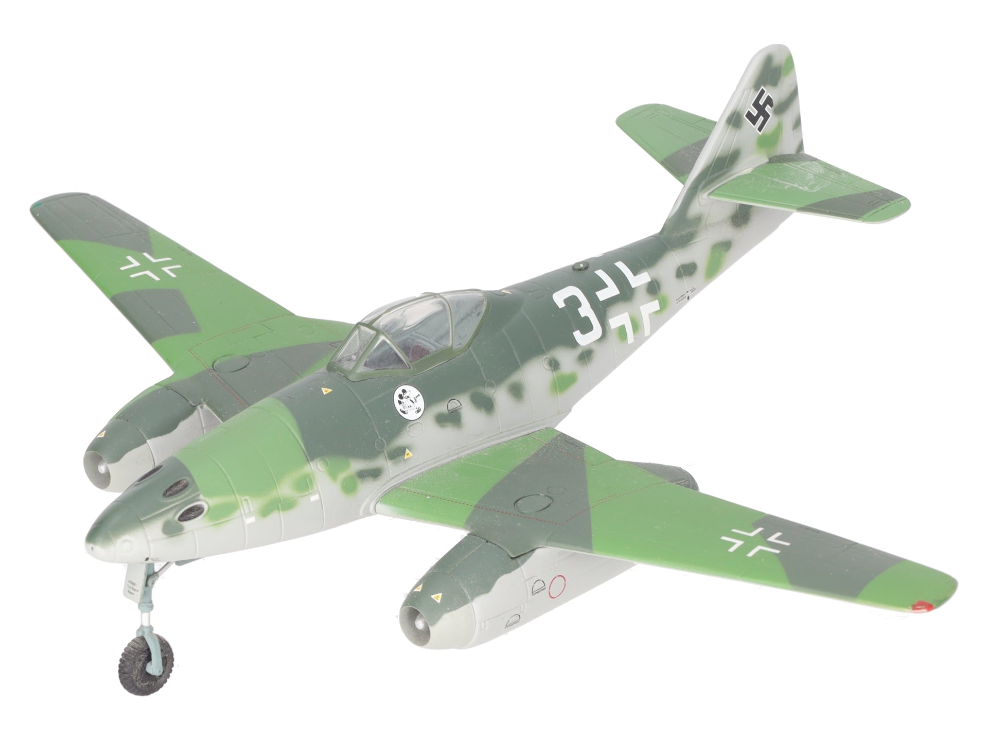 Franklin Mint 98155 1:48 Diecast Adolf Galland Messerschmitt Me 262 JV44 Plane EX/Box