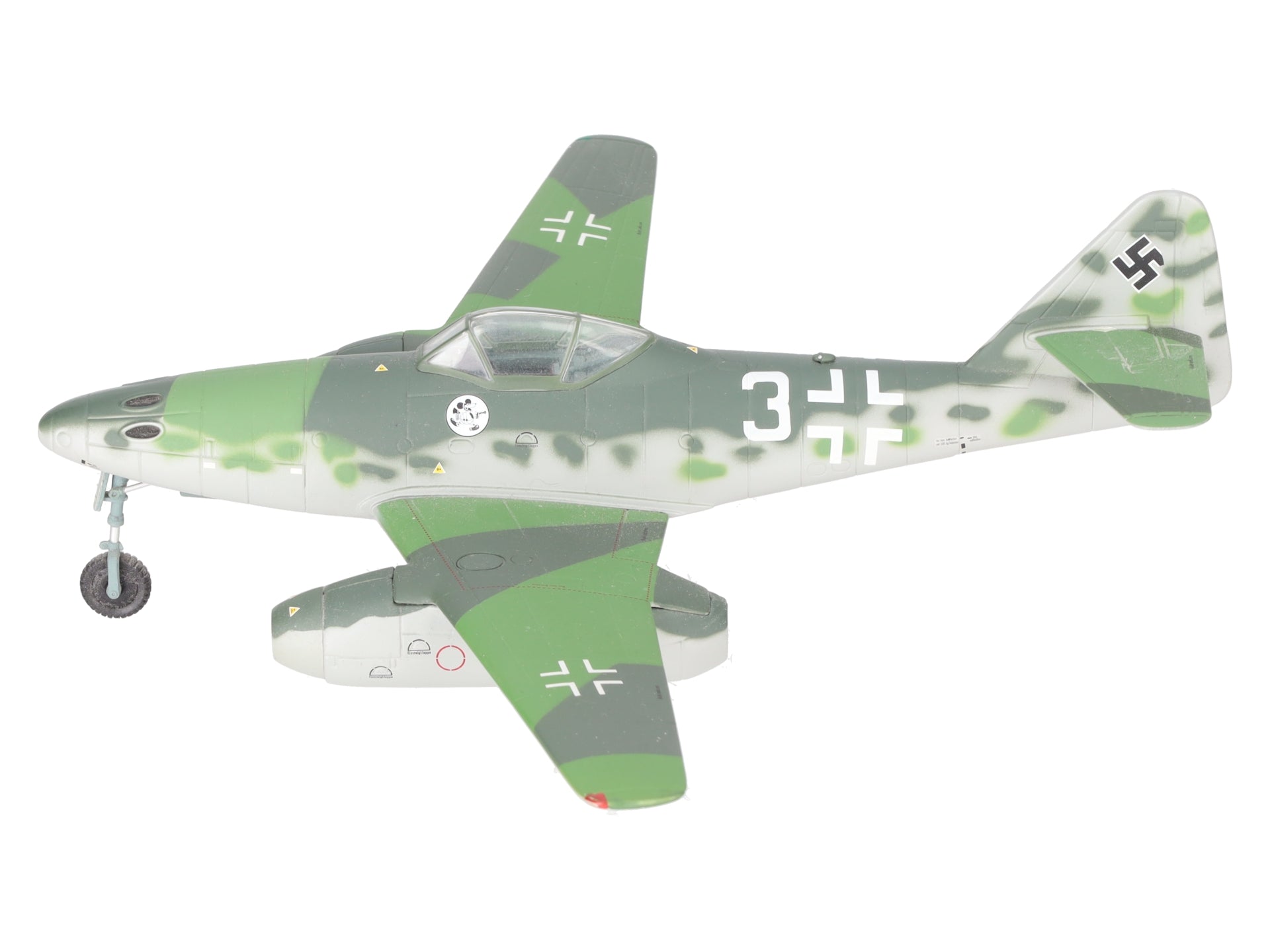 Franklin Mint 98155 1:48 Diecast Adolf Galland Messerschmitt Me 262 JV44 Plane EX/Box
