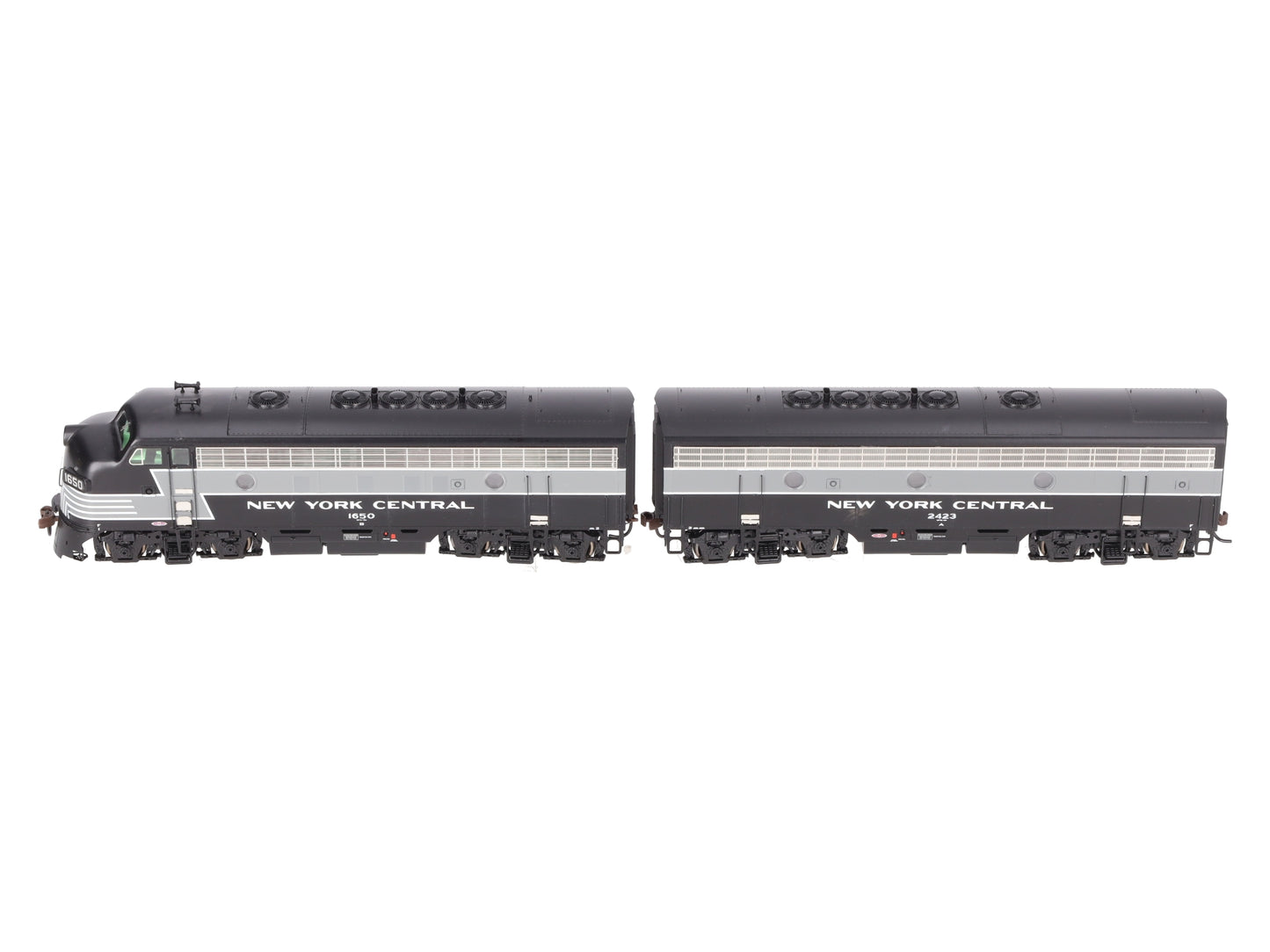 Athearn G1517 HO Scale NYC F-7 A/B Phase 1 Diesel Locomotive Set #1650/2423 LN/Box