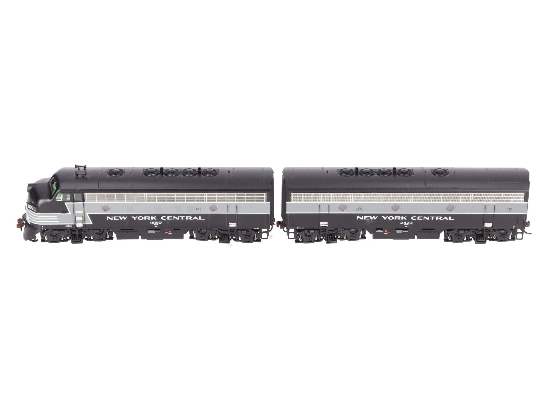 Athearn G1517 HO Scale NYC F-7 A/B Phase 1 Diesel Locomotive Set #1650/2423 LN/Box
