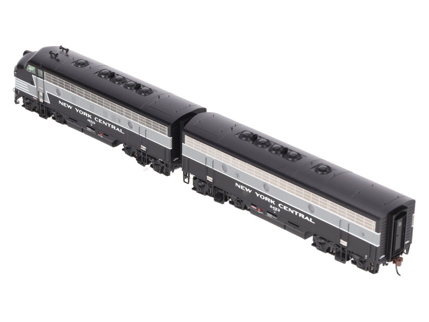 Athearn G1517 HO Scale NYC F-7 A/B Phase 1 Diesel Locomotive Set #1650/2423 LN/Box