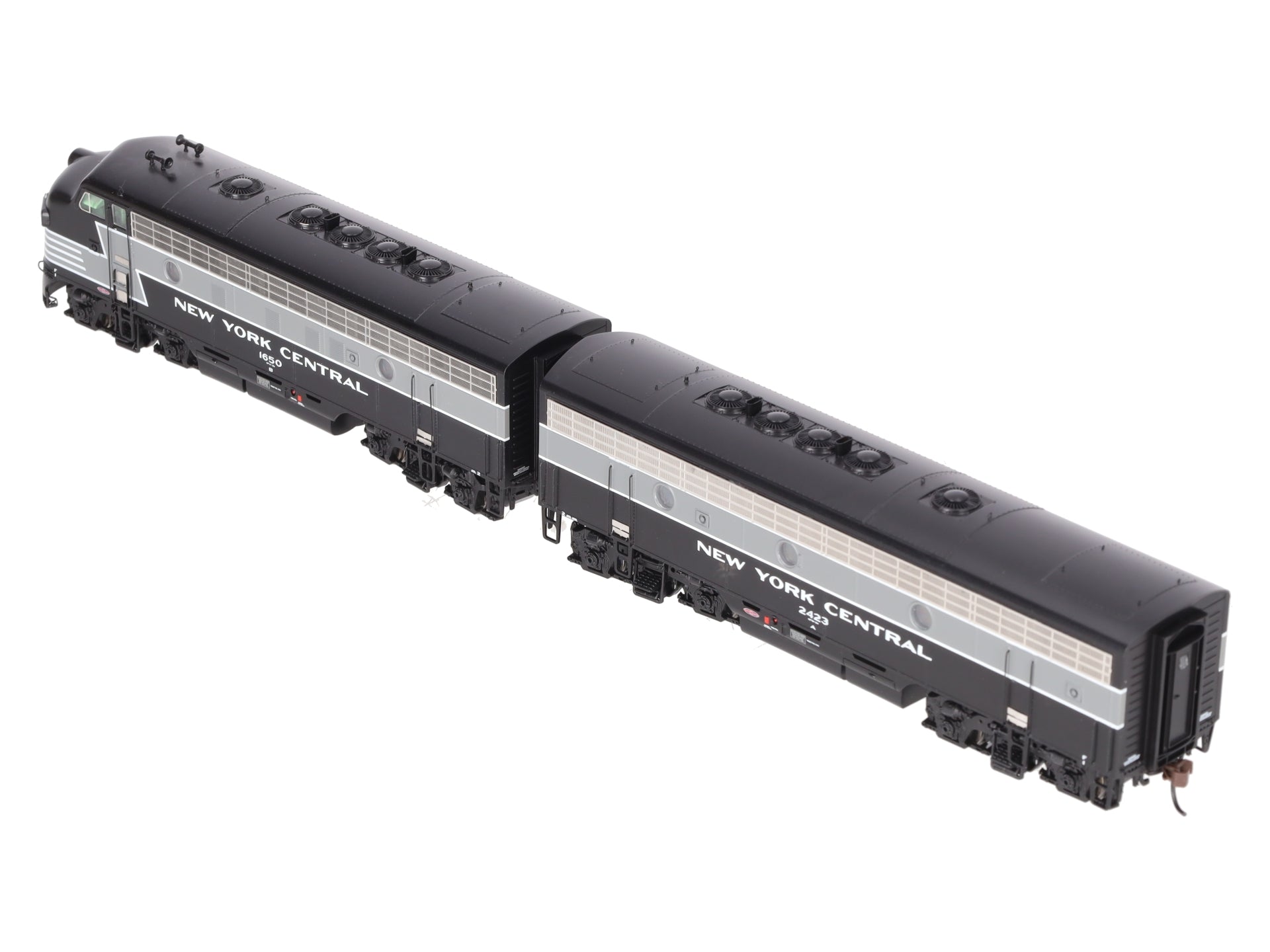 Athearn G1517 HO Scale NYC F-7 A/B Phase 1 Diesel Locomotive Set #1650/2423 LN/Box