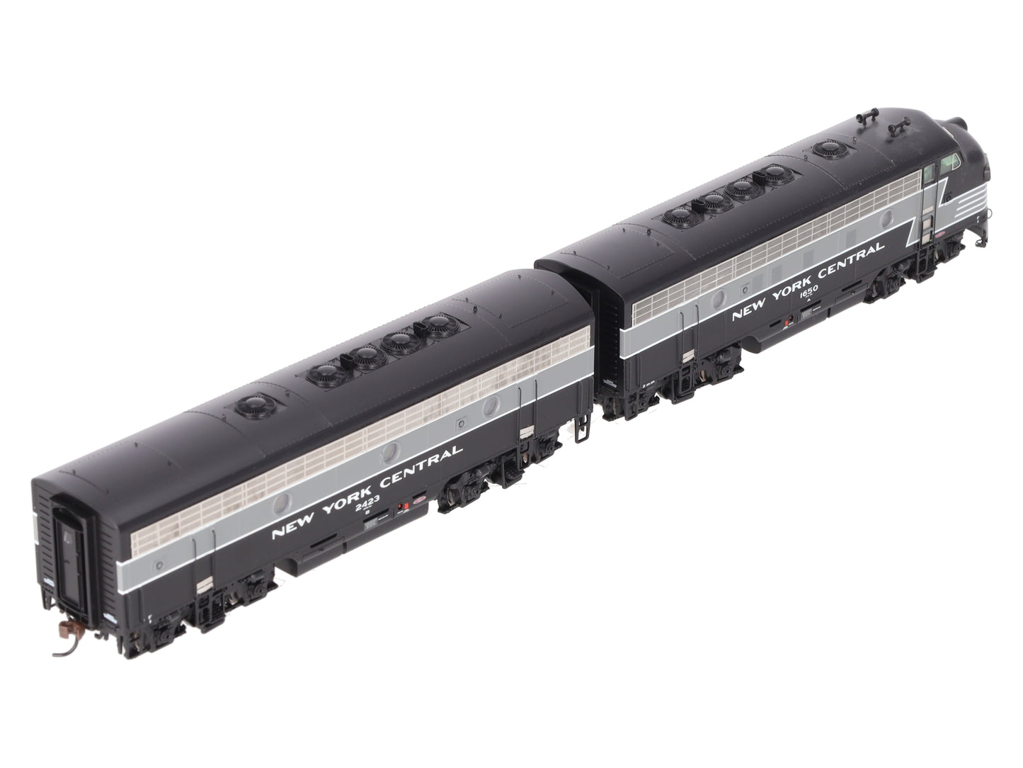Athearn G1517 HO Scale NYC F-7 A/B Phase 1 Diesel Locomotive Set #1650/2423 LN/Box