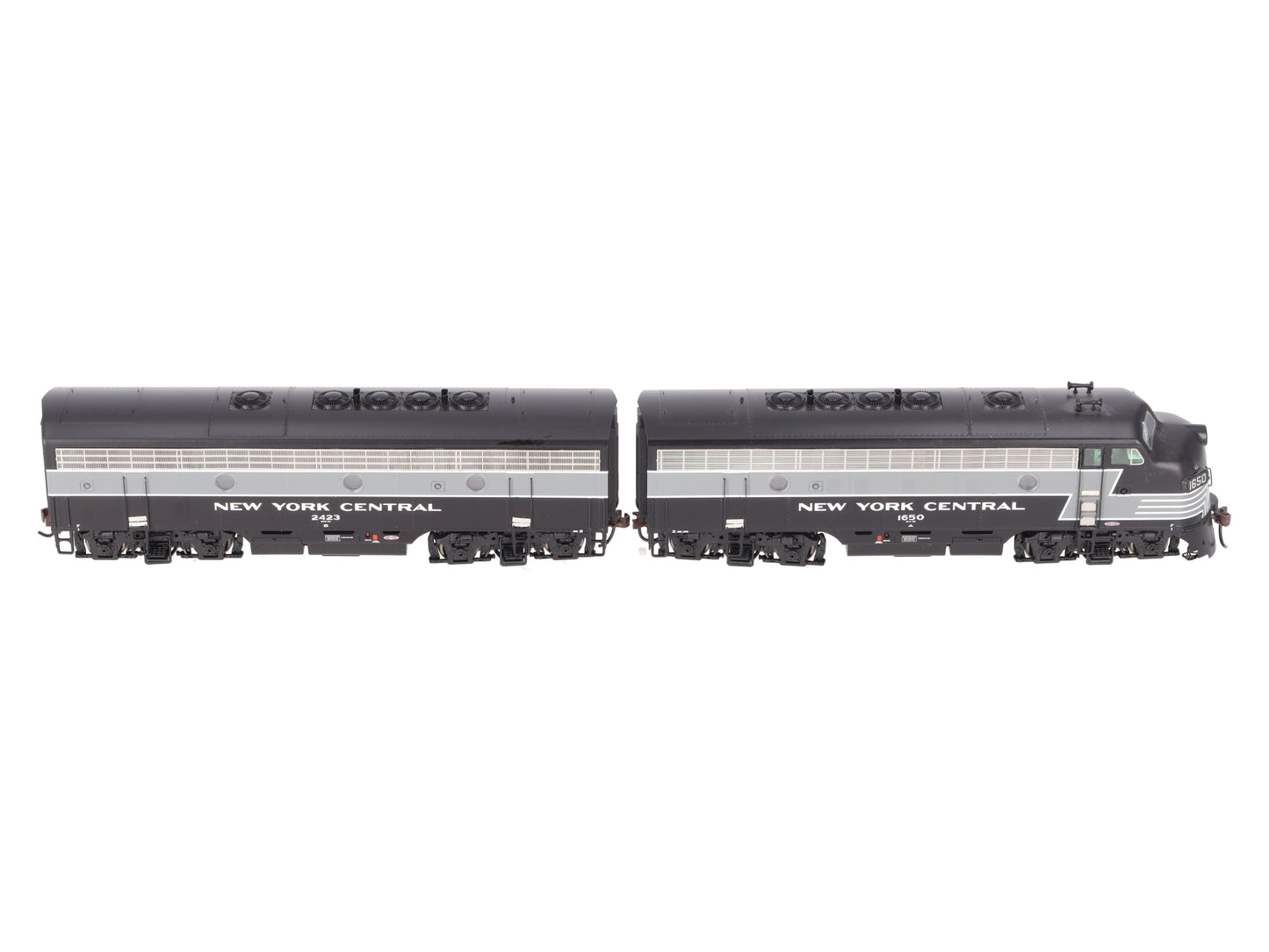 Athearn G1517 HO Scale NYC F-7 A/B Phase 1 Diesel Locomotive Set #1650/2423 LN/Box
