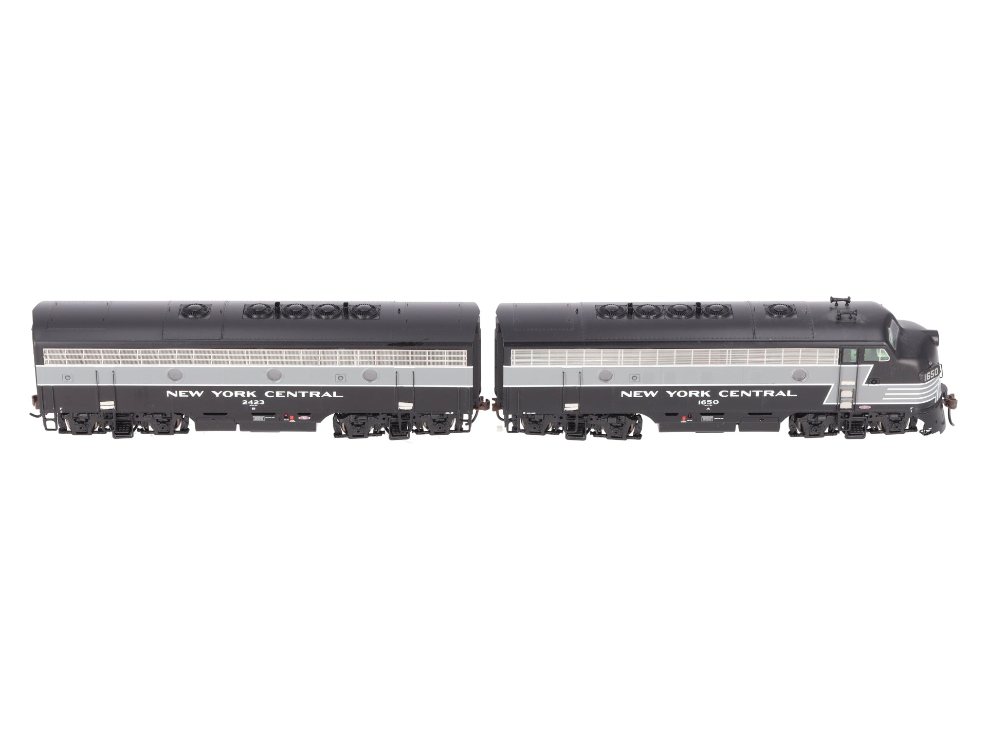 Athearn G1517 HO Scale NYC F-7 A/B Phase 1 Diesel Locomotive Set #1650/2423 LN/Box