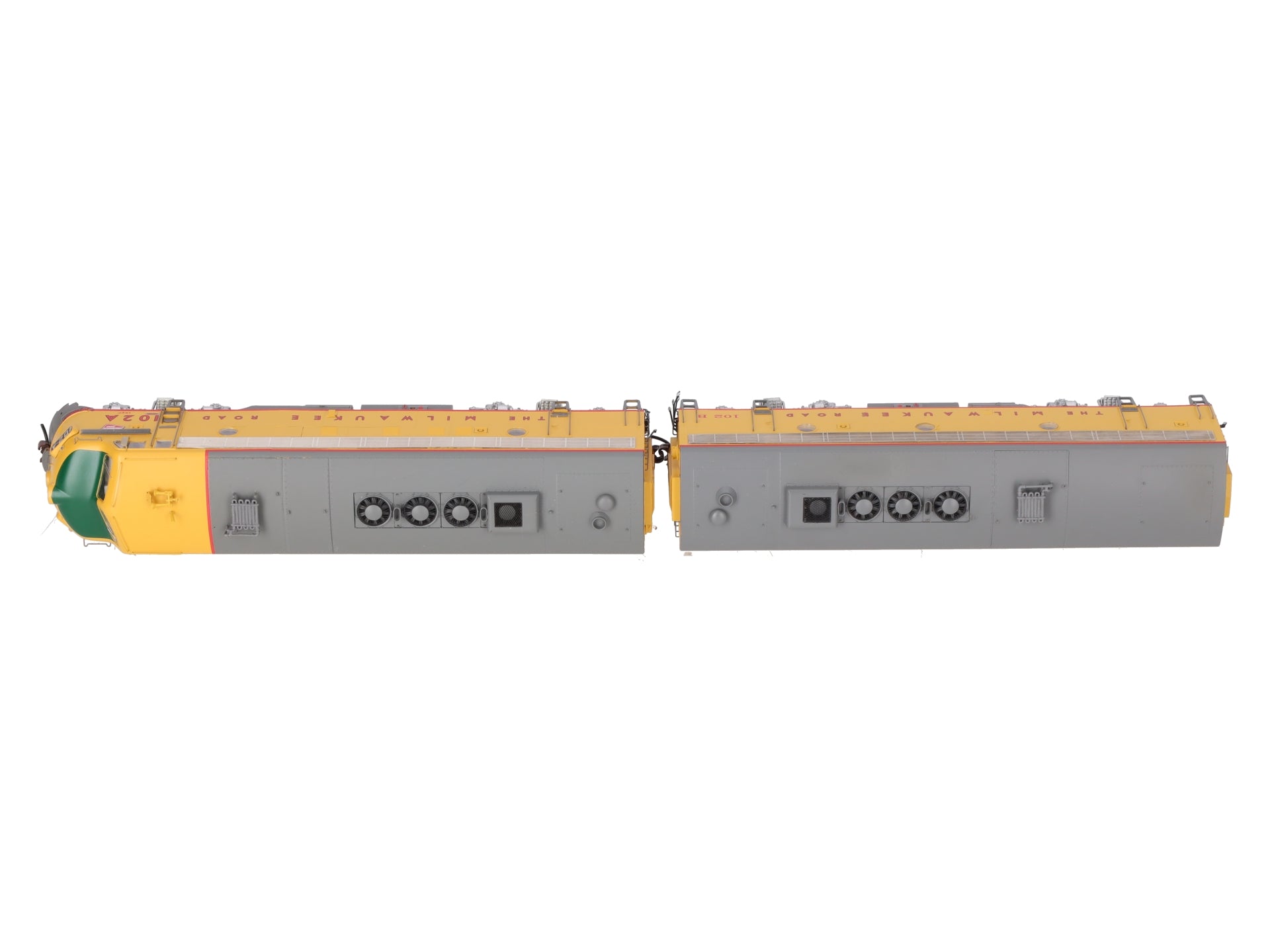 Athearn G22346 HO MILW FP7/F7B Passenger Locomotives w/DCC & Sound #102A/#102B EX/Box