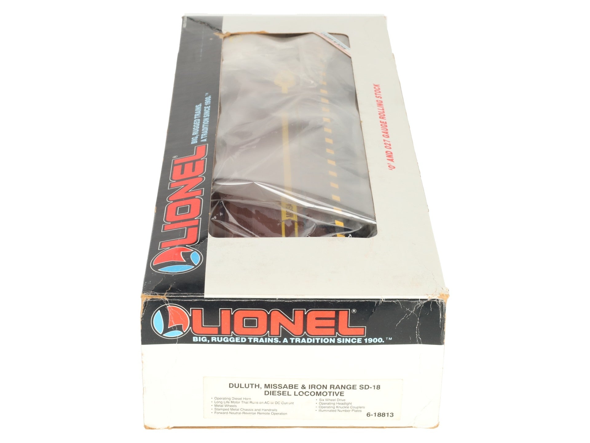 Lionel 6-18813 O Duluth, Missabe & Iron Range SD-18 Diesel Locomotive #8813 VG/Box