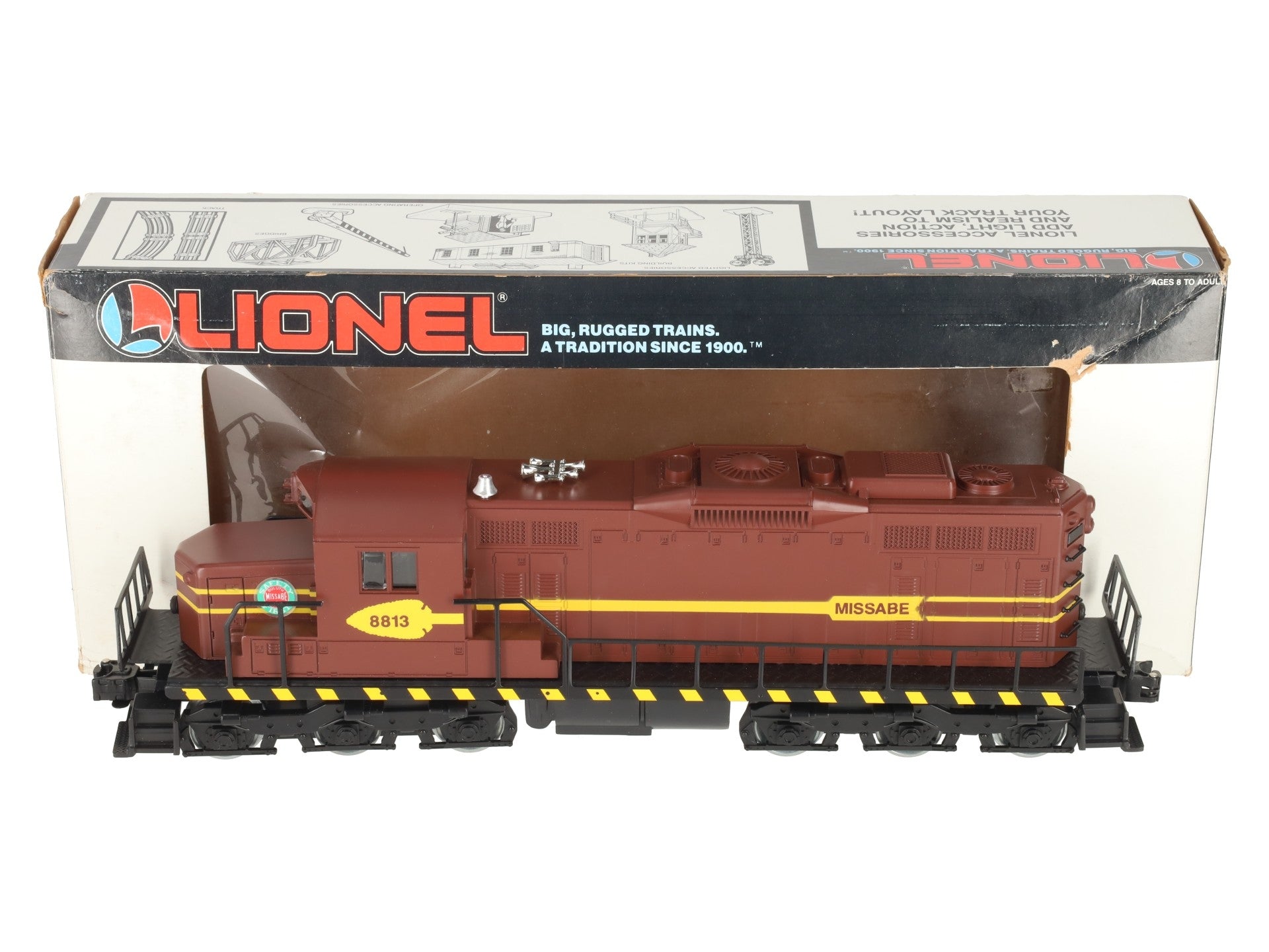 Lionel 6-18813 O Duluth, Missabe & Iron Range SD-18 Diesel Locomotive #8813 VG/Box