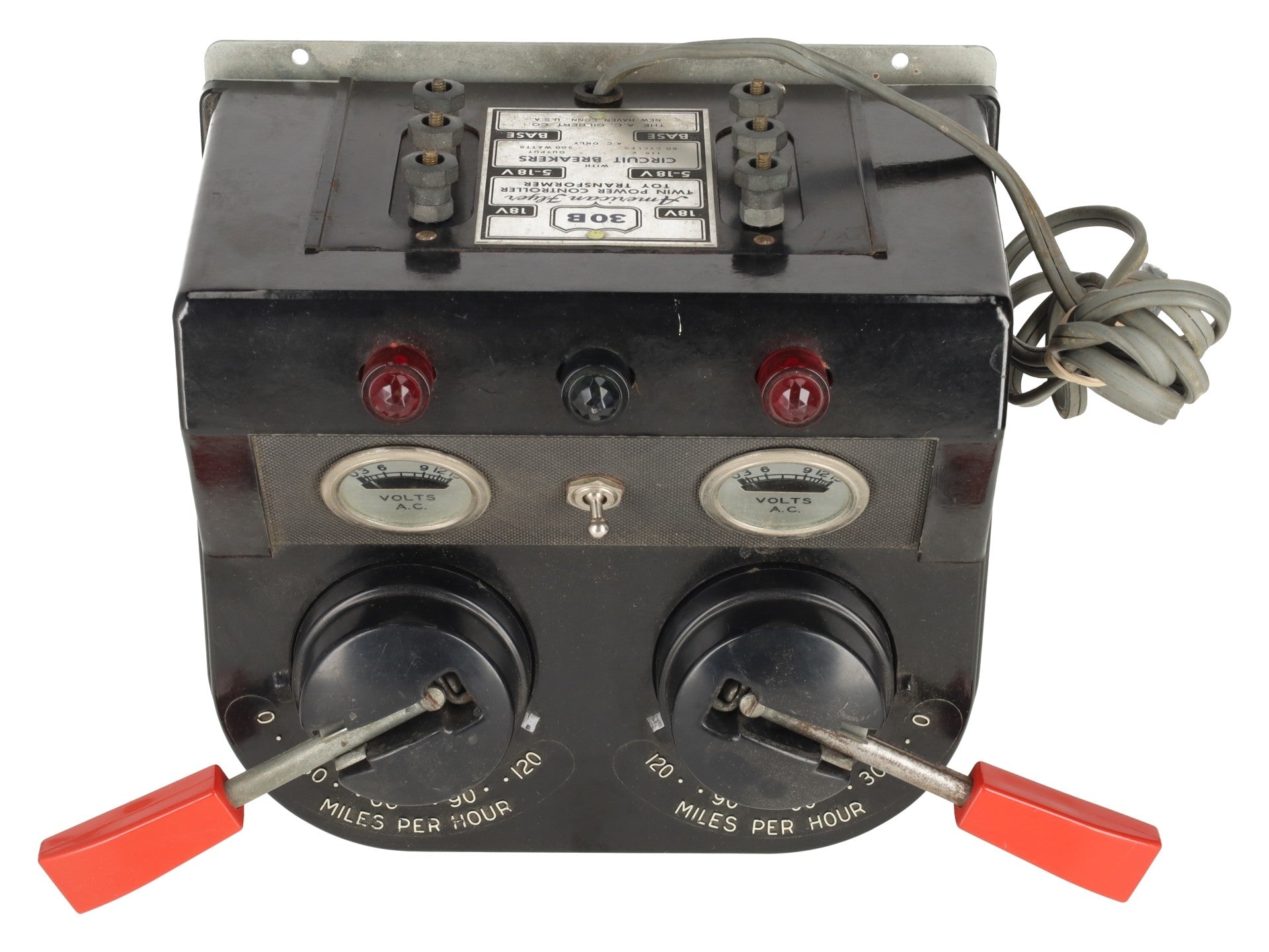 American Flyer 30B Vintage S 300 Watt Transformer - Runs 2 Trains VG
