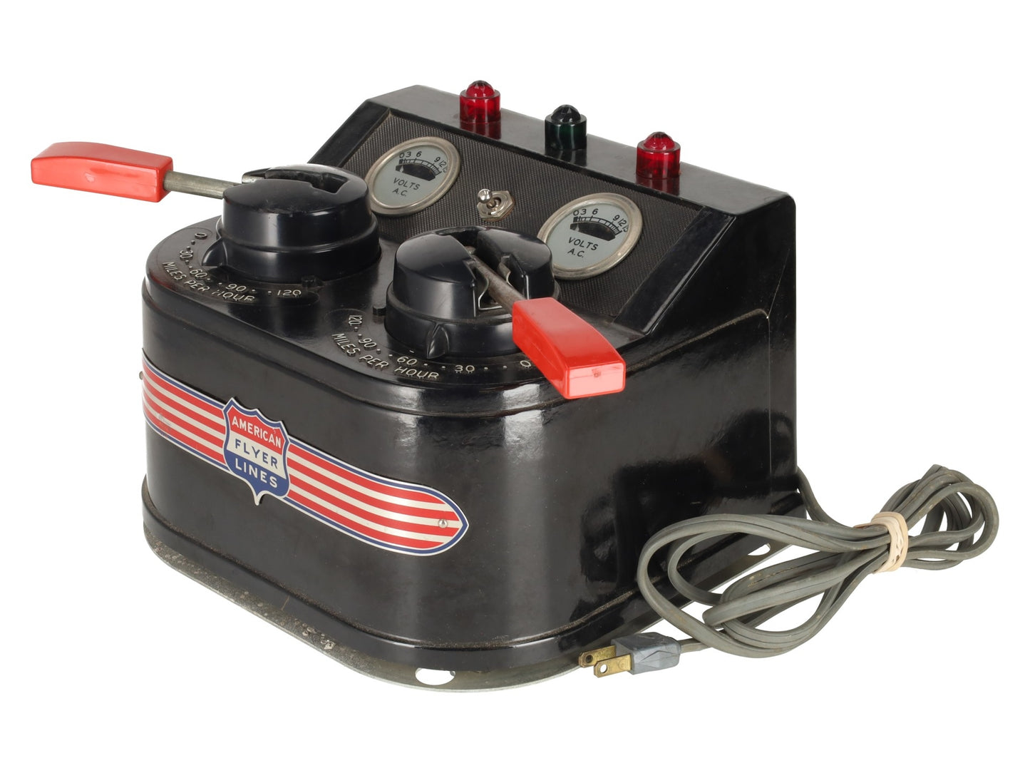 American Flyer 30B Vintage S 300 Watt Transformer - Runs 2 Trains VG
