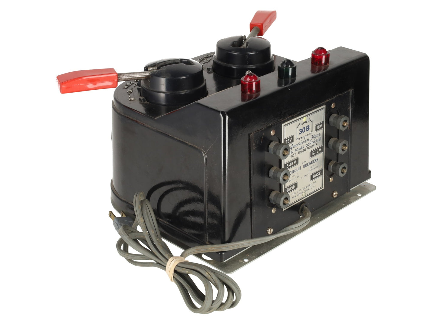 American Flyer 30B Vintage S 300 Watt Transformer - Runs 2 Trains VG
