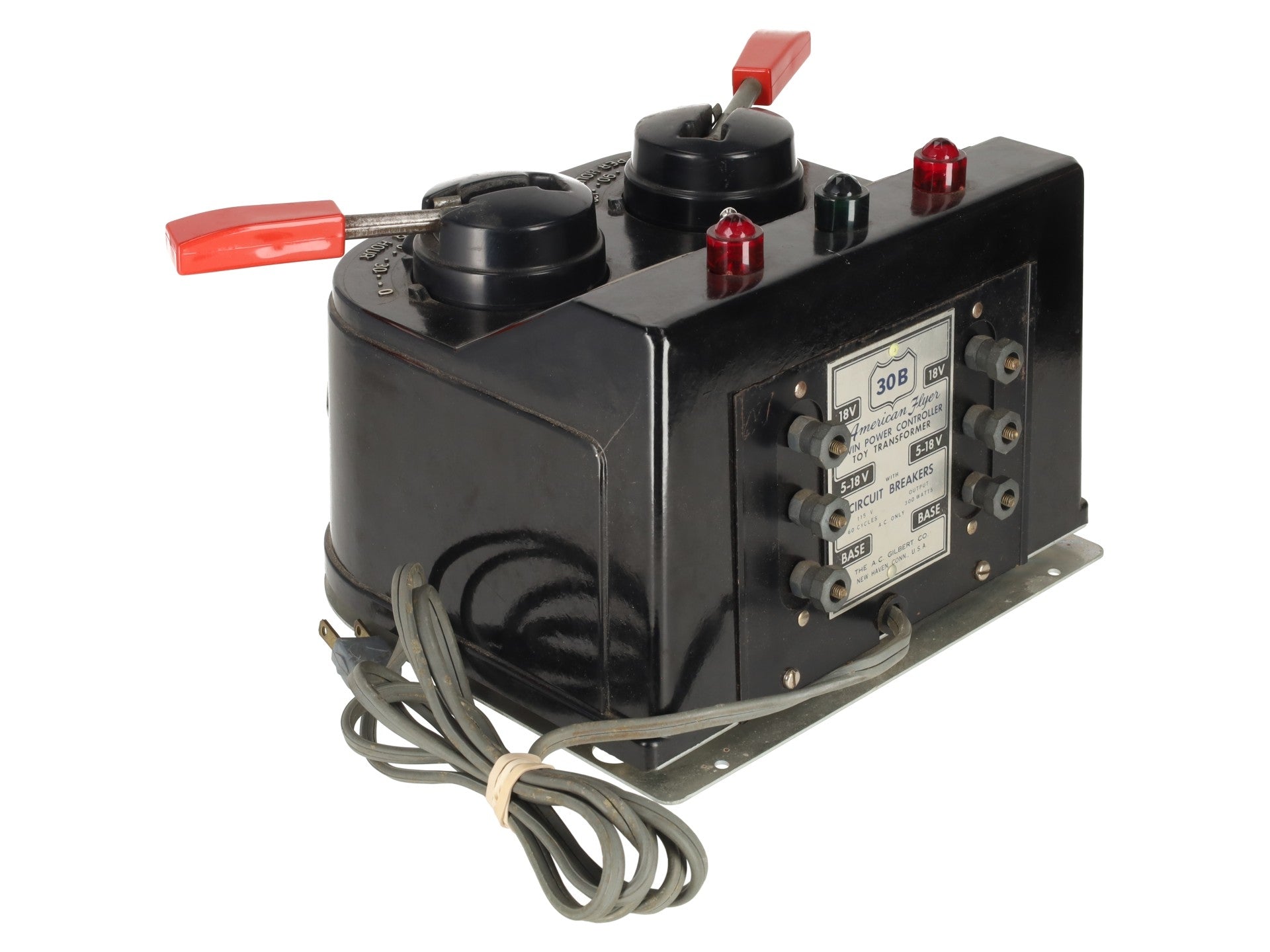 American Flyer 30B Vintage S 300 Watt Transformer - Runs 2 Trains VG