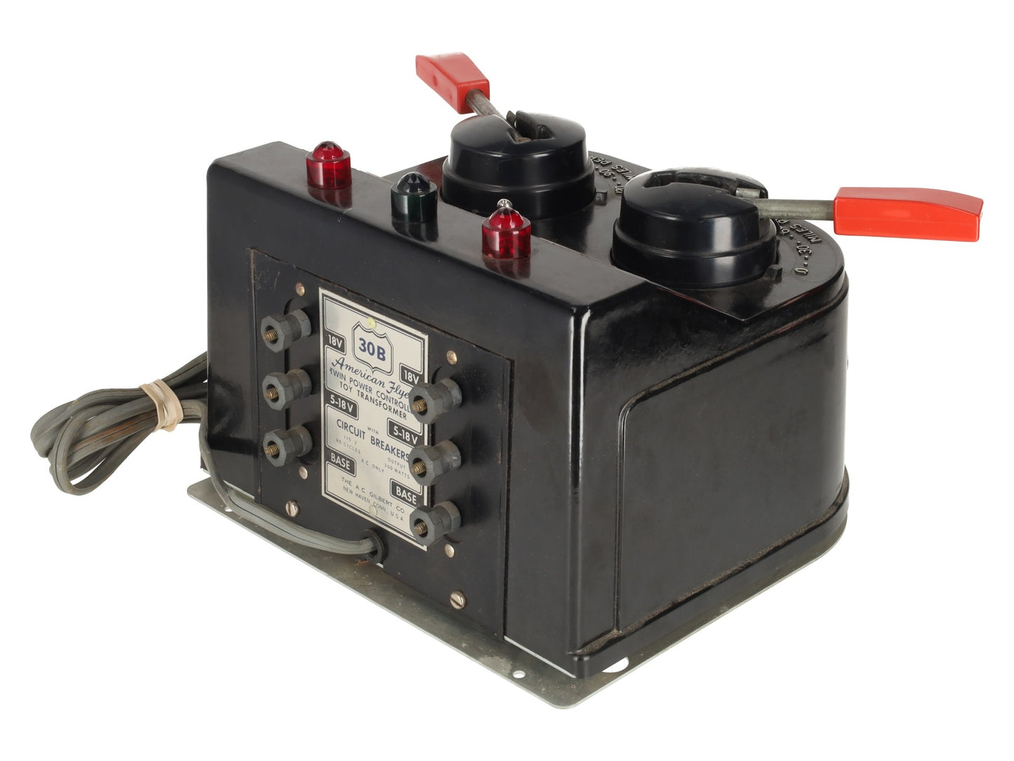American Flyer 30B Vintage S 300 Watt Transformer - Runs 2 Trains VG