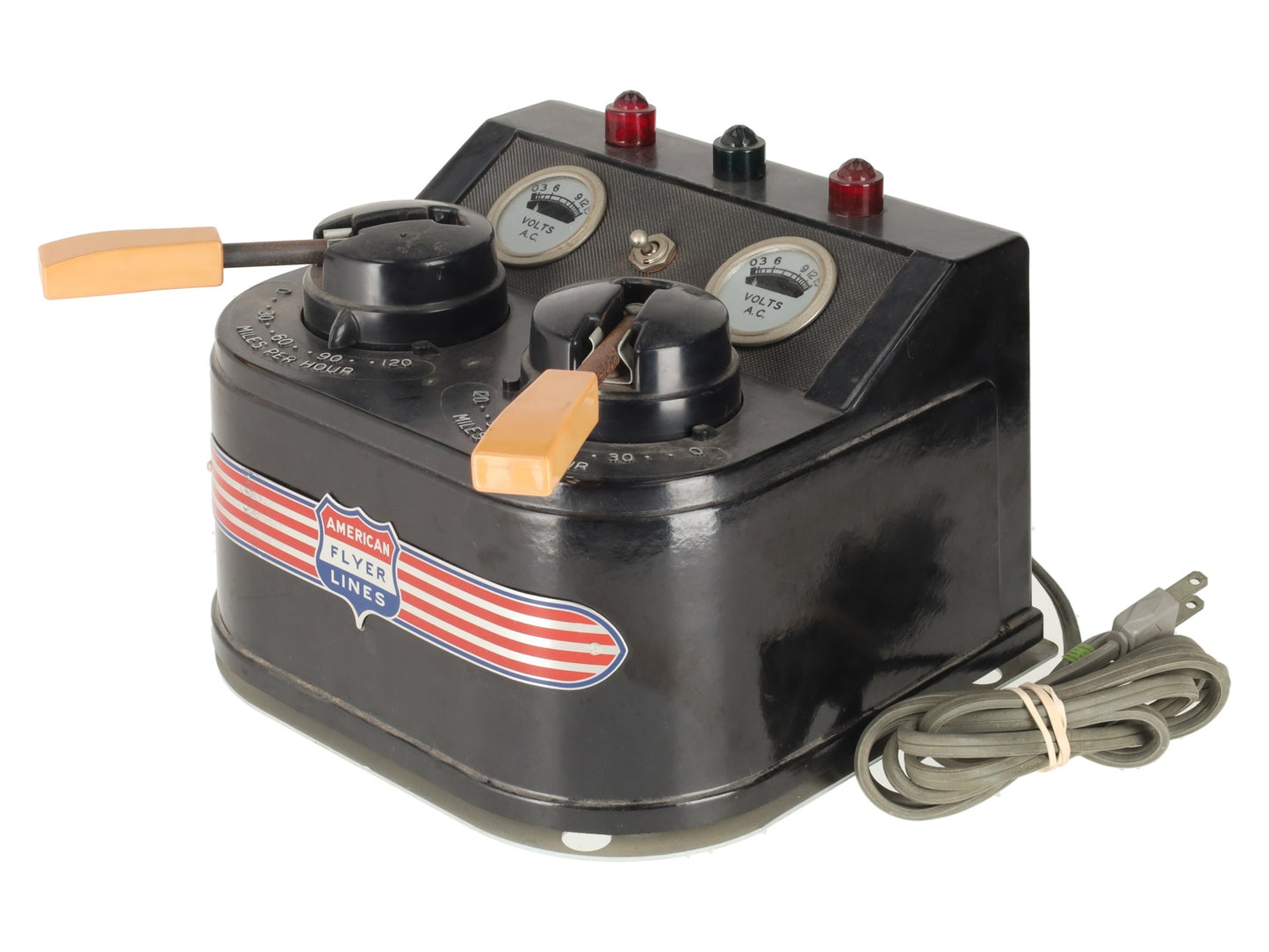American Flyer 30B Vintage S 300 Watt Transformer - Runs 2 Trains VG