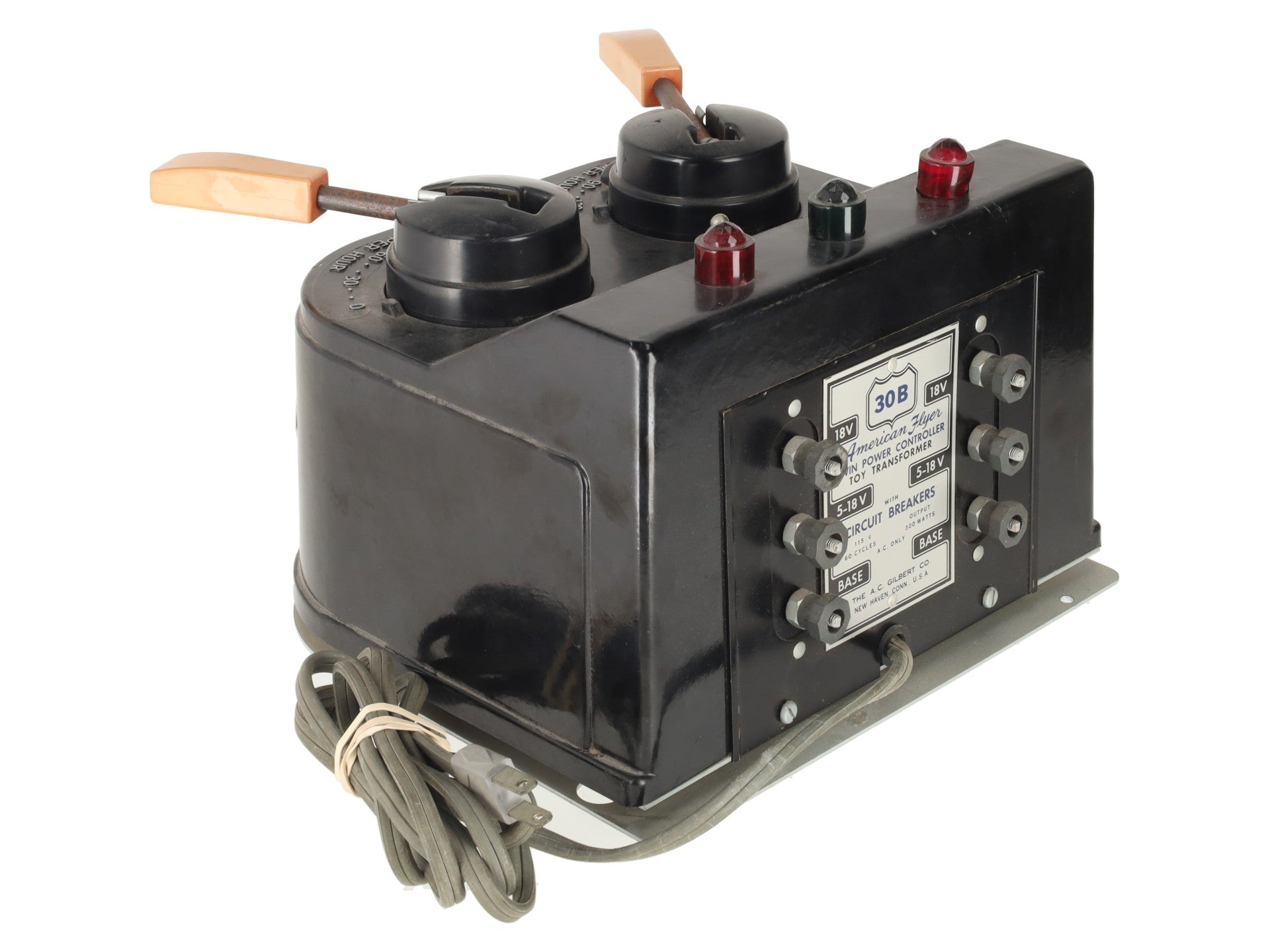 American Flyer 30B Vintage S 300 Watt Transformer - Runs 2 Trains VG