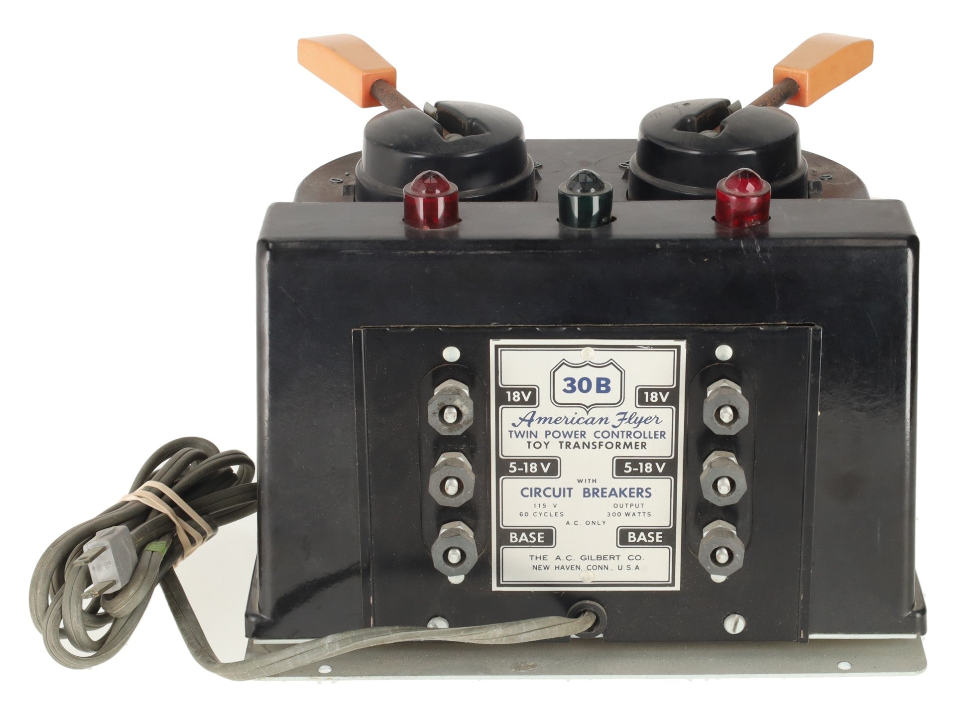 American Flyer 30B Vintage S 300 Watt Transformer - Runs 2 Trains VG