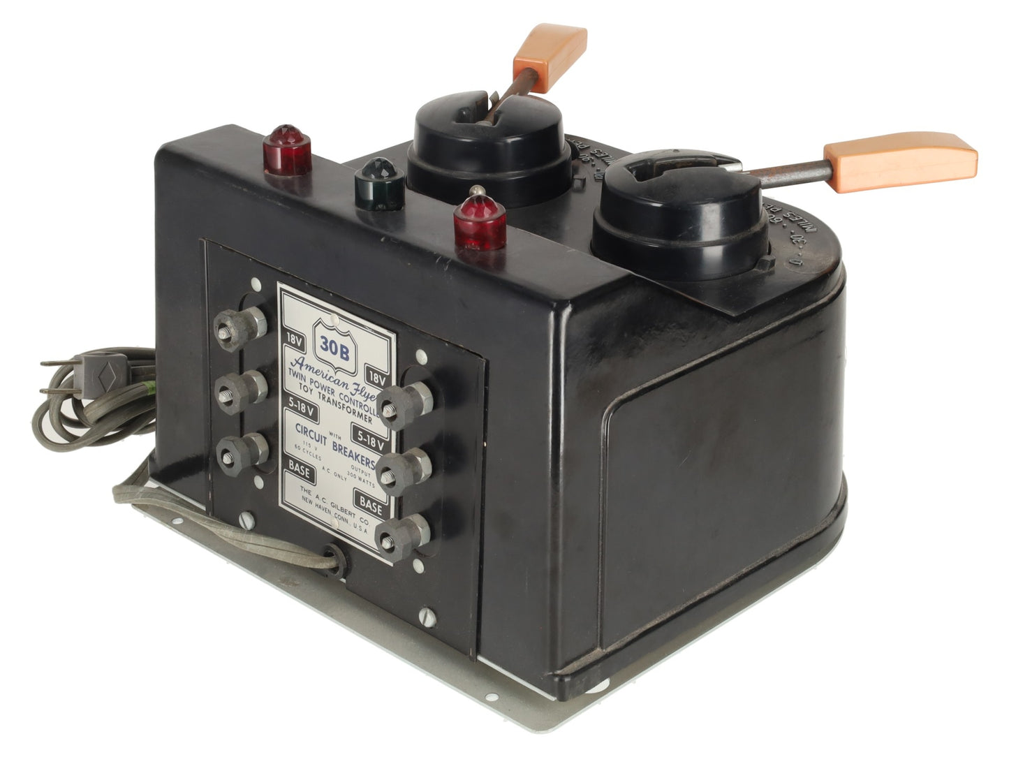 American Flyer 30B Vintage S 300 Watt Transformer - Runs 2 Trains VG